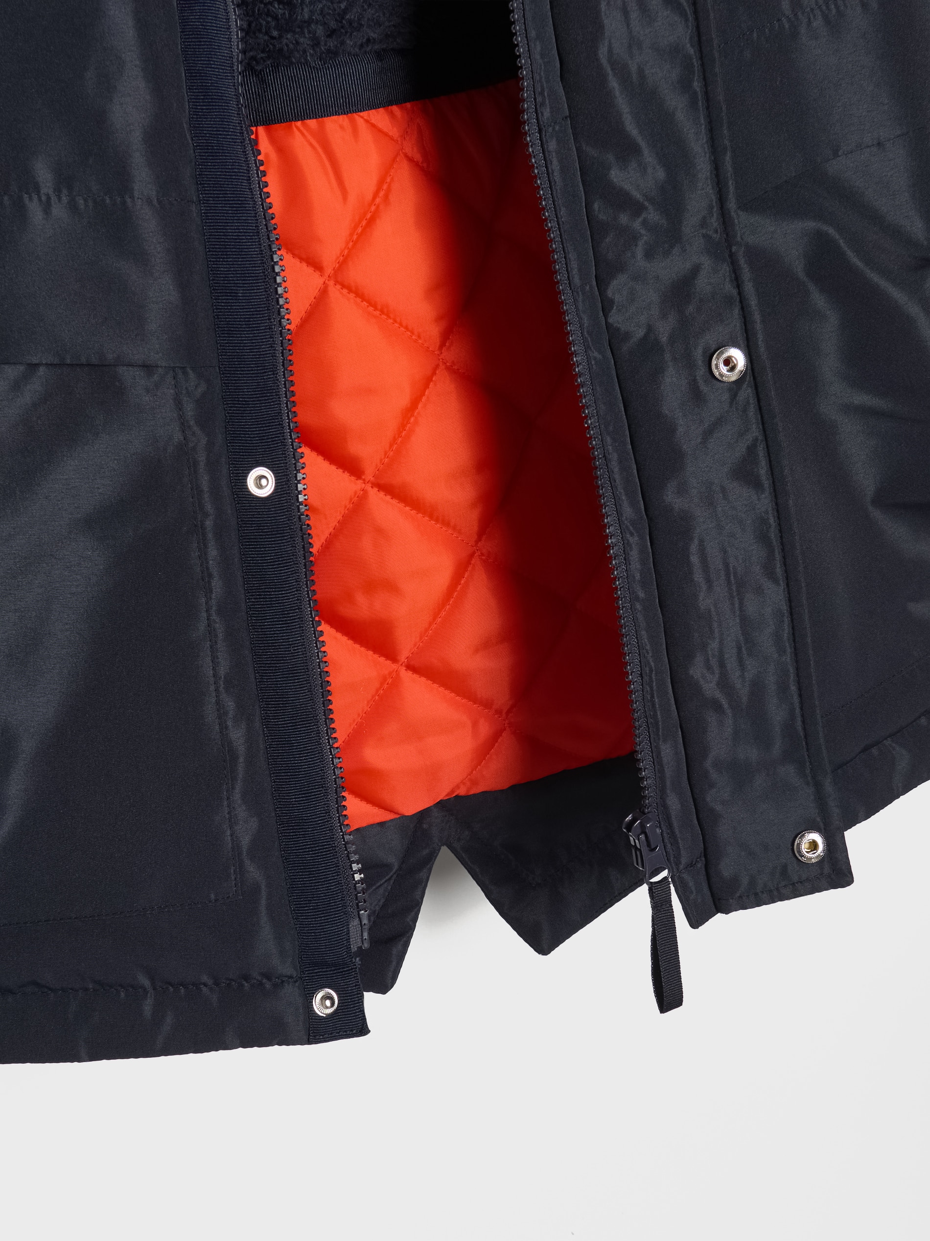 Sinsay - Επενδεδυμένο μπουφάν με κουκούλα - ναυτικο μπλε φωτογραφία