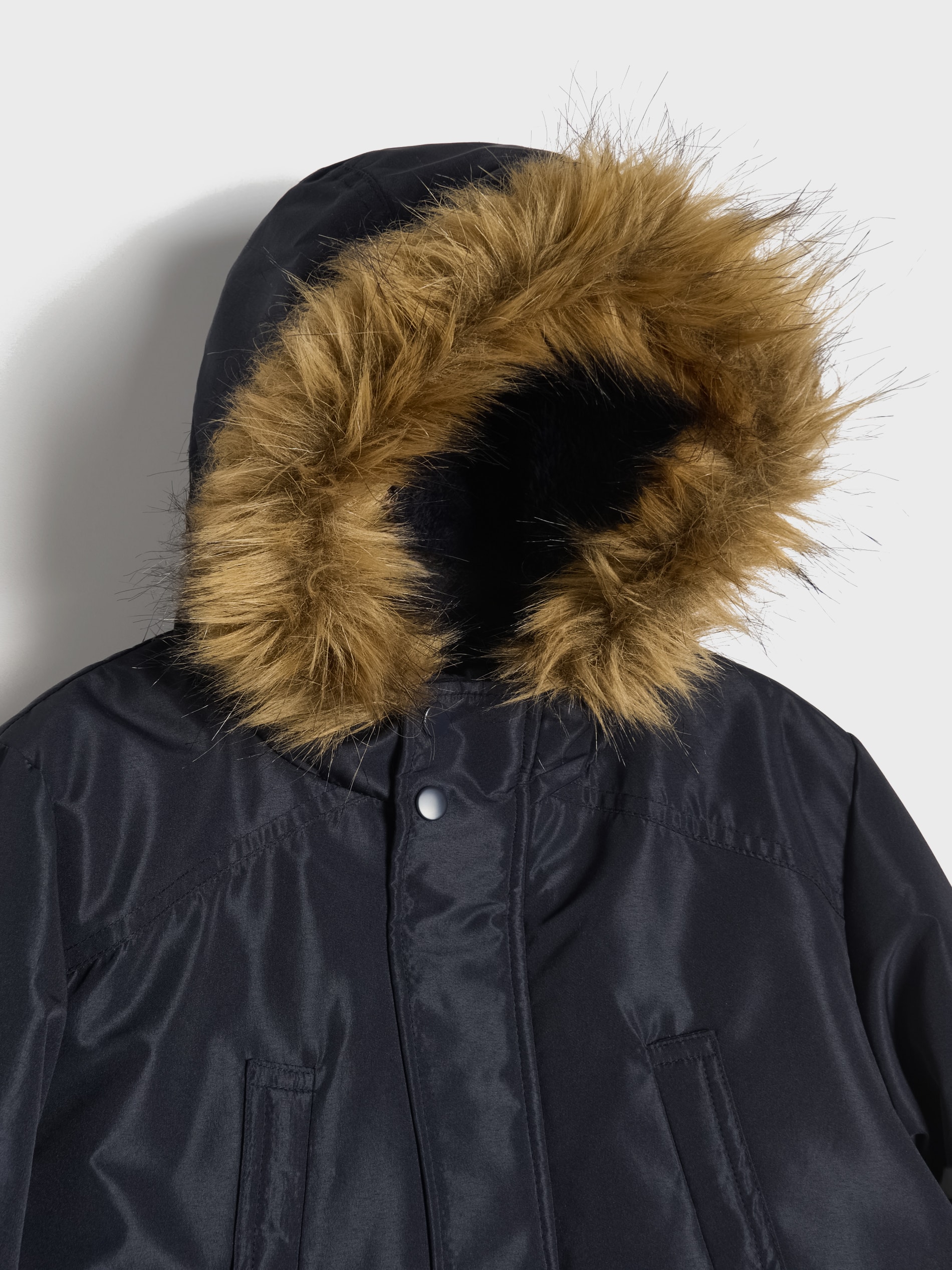 Sinsay - Επενδεδυμένο μπουφάν με κουκούλα - ναυτικο μπλε φωτογραφία