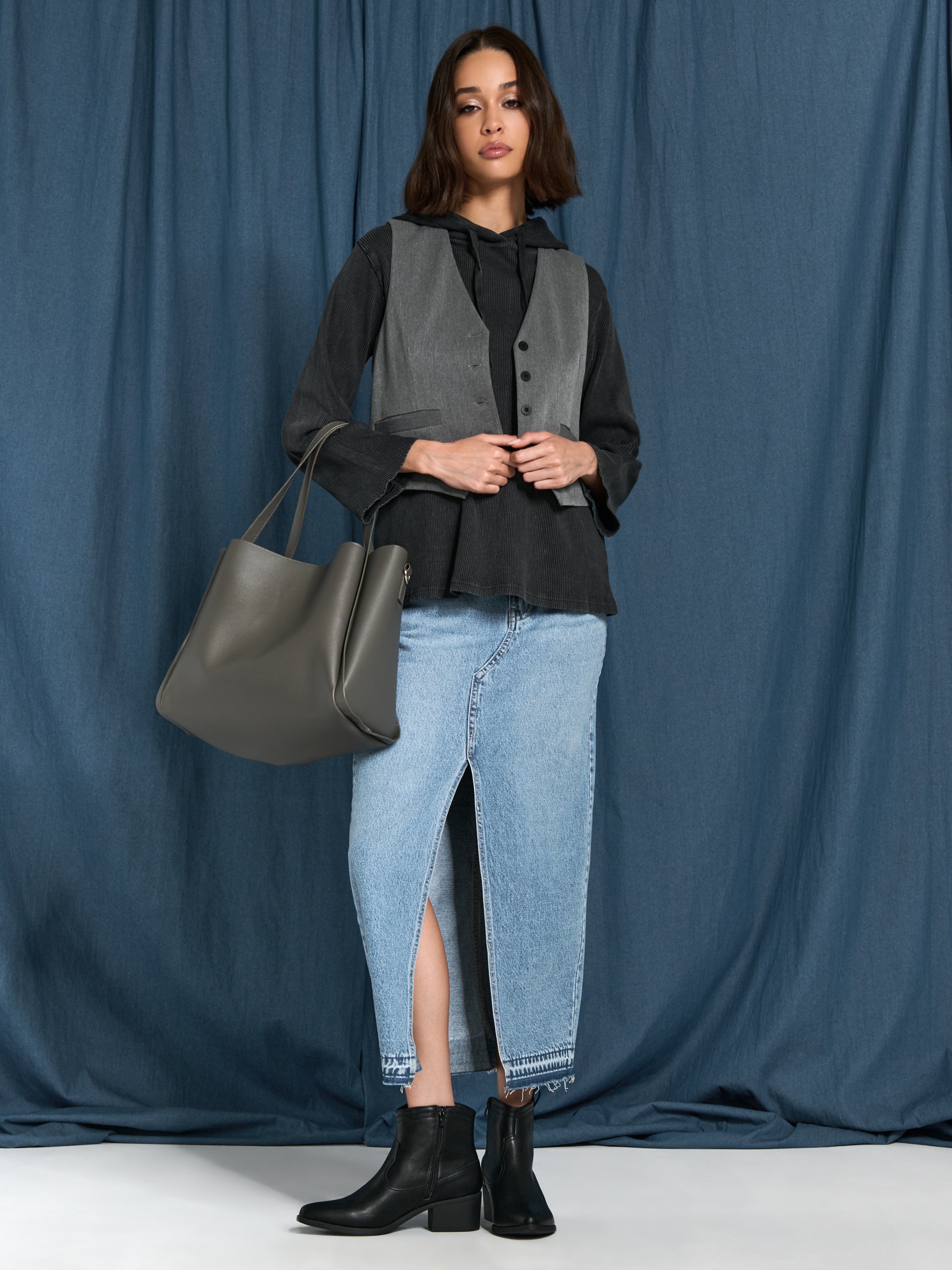 Sinsay - Τζιν παντελόνια - μπλε τζιν φωτογραφία