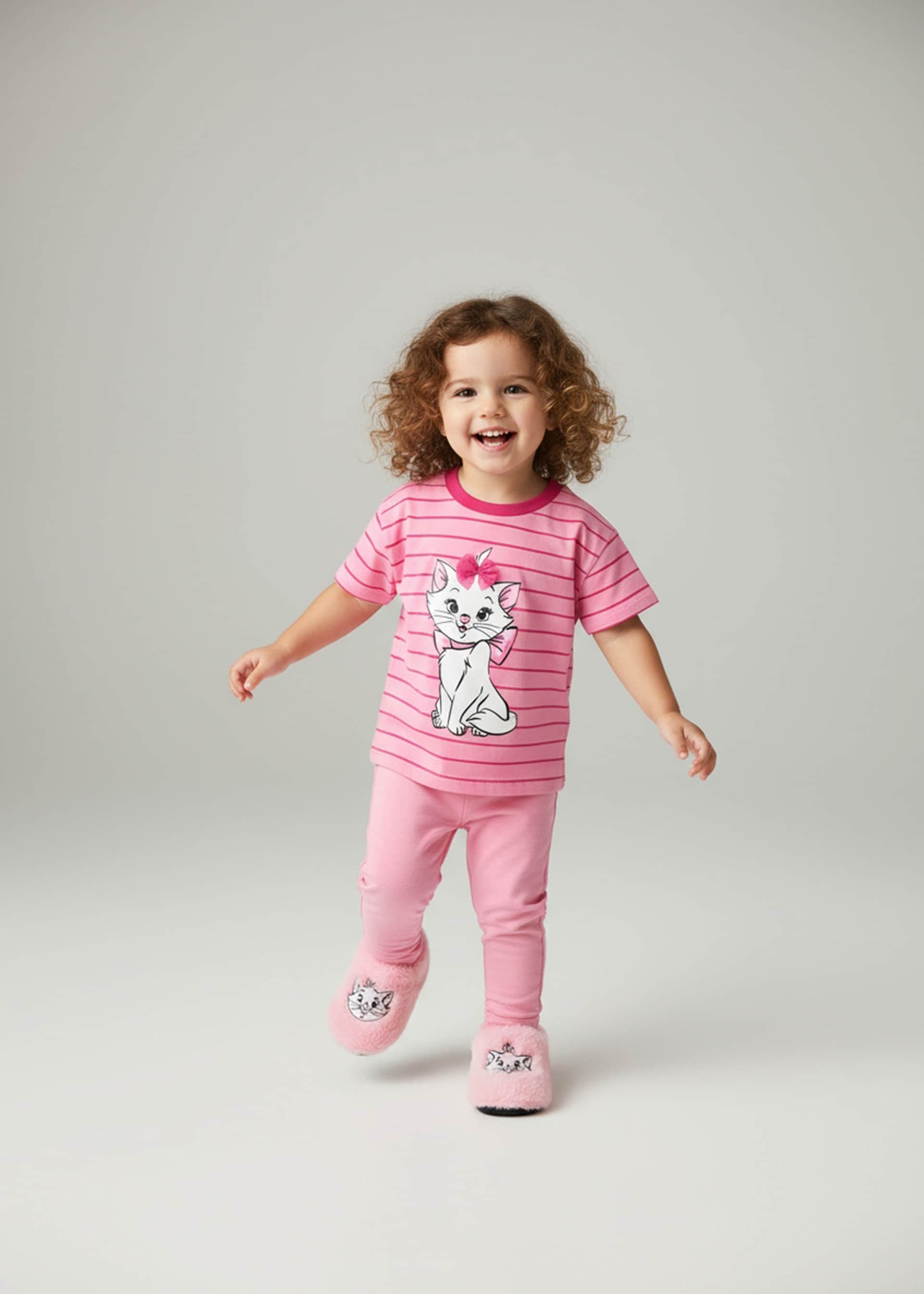 Sinsay - Bawełniana koszulka z nadrukiem Marie - różowy