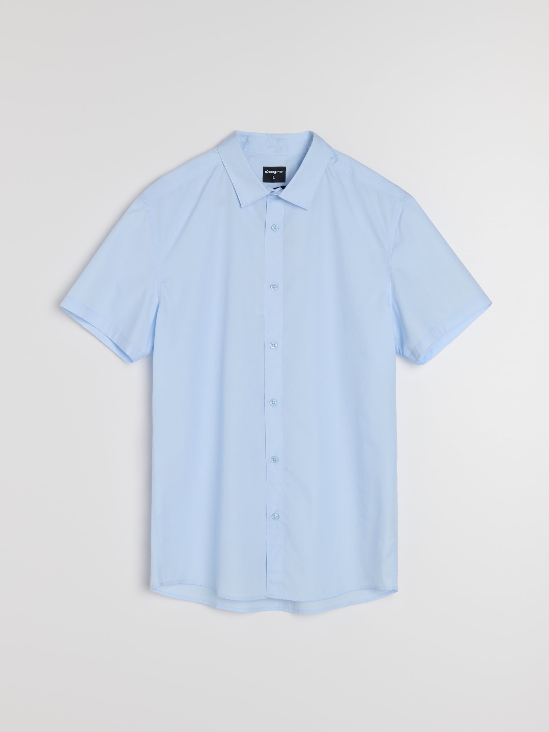 Sinsay - Koszula z krótkim rękawem - błękitny