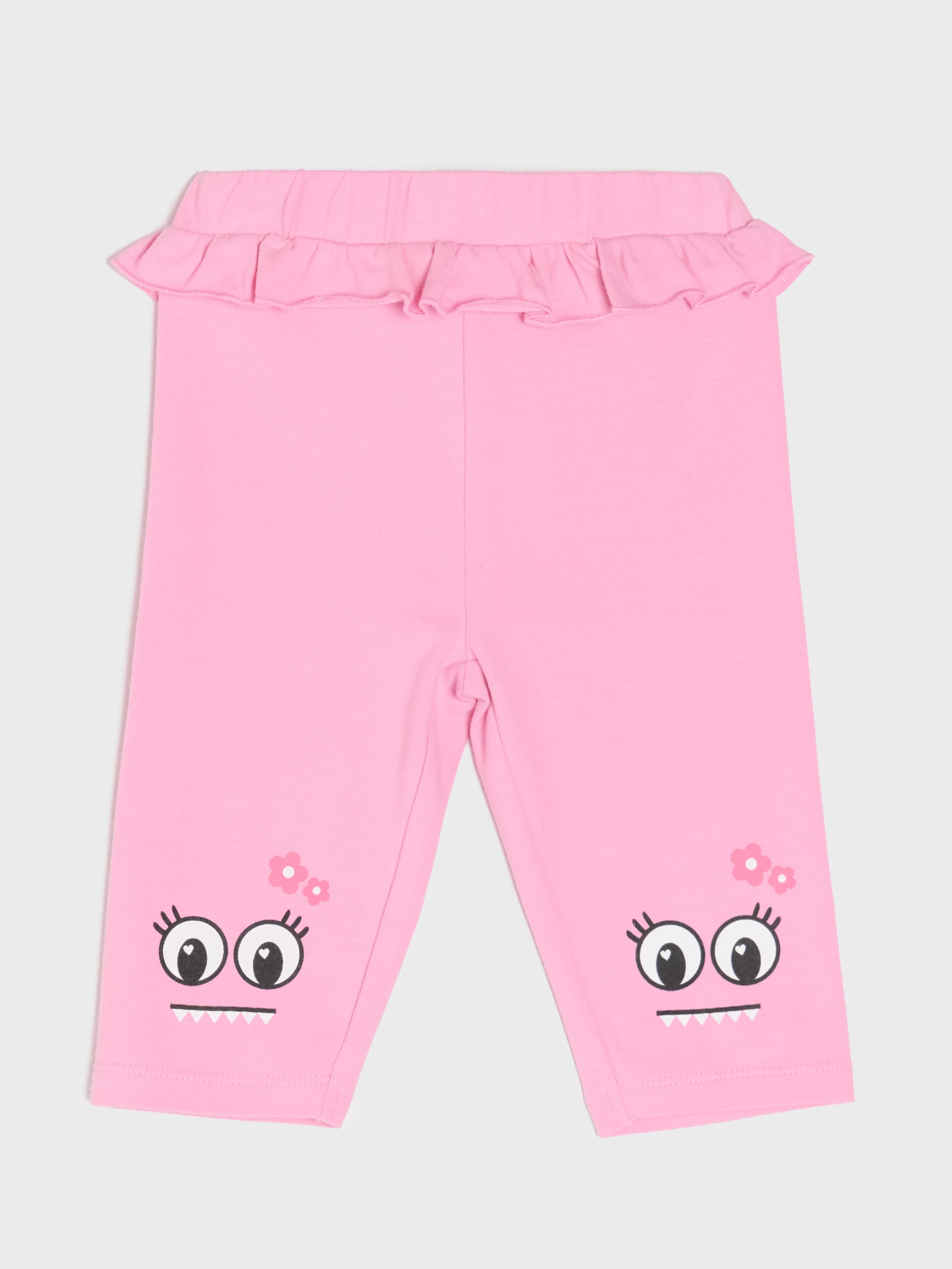 Sinsay - Legginsy Zombie Dash - różowy