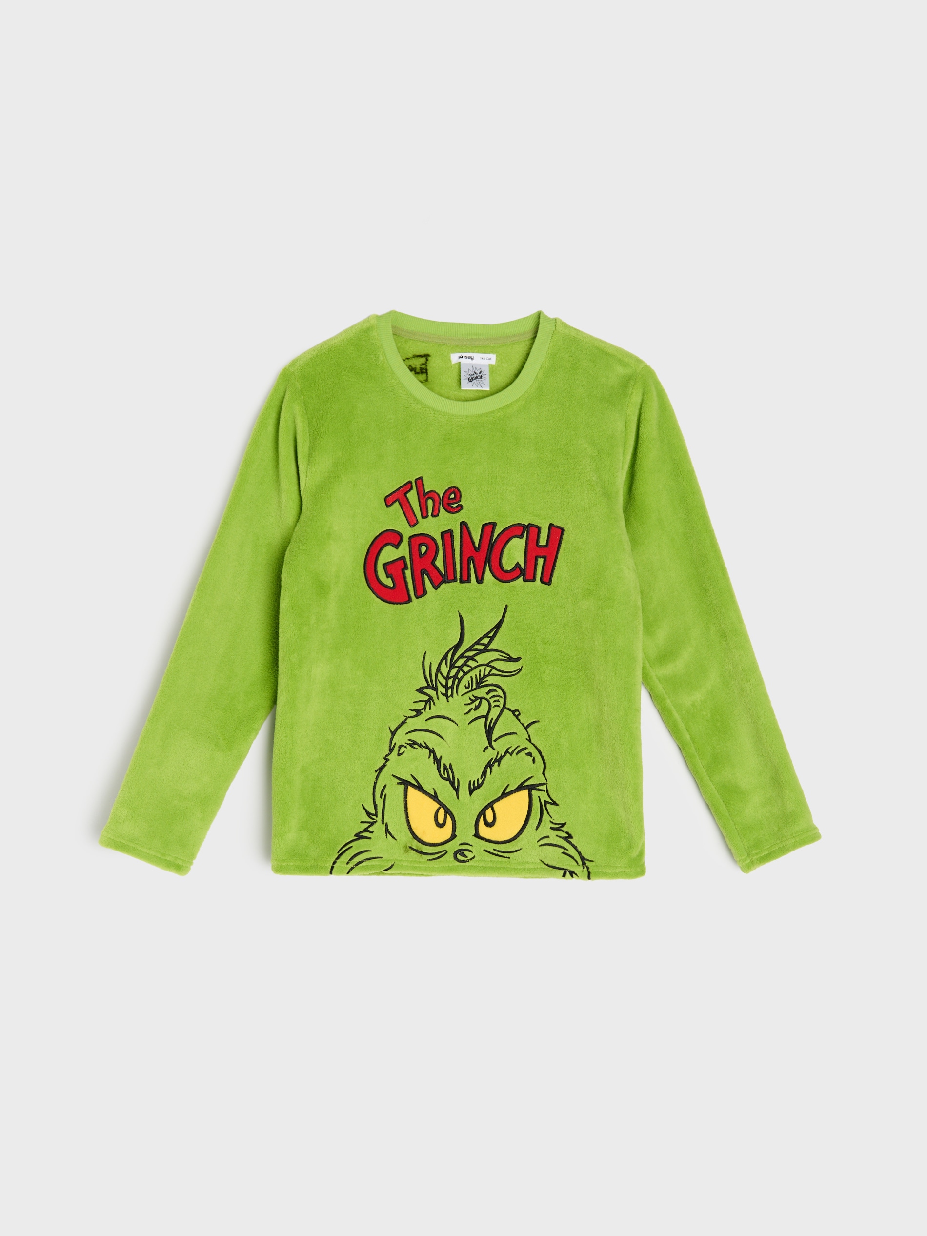 Sinsay - Δίκομματη πιτζάμα fleece Grinch - κιτρινο πρασινο φωτογραφία