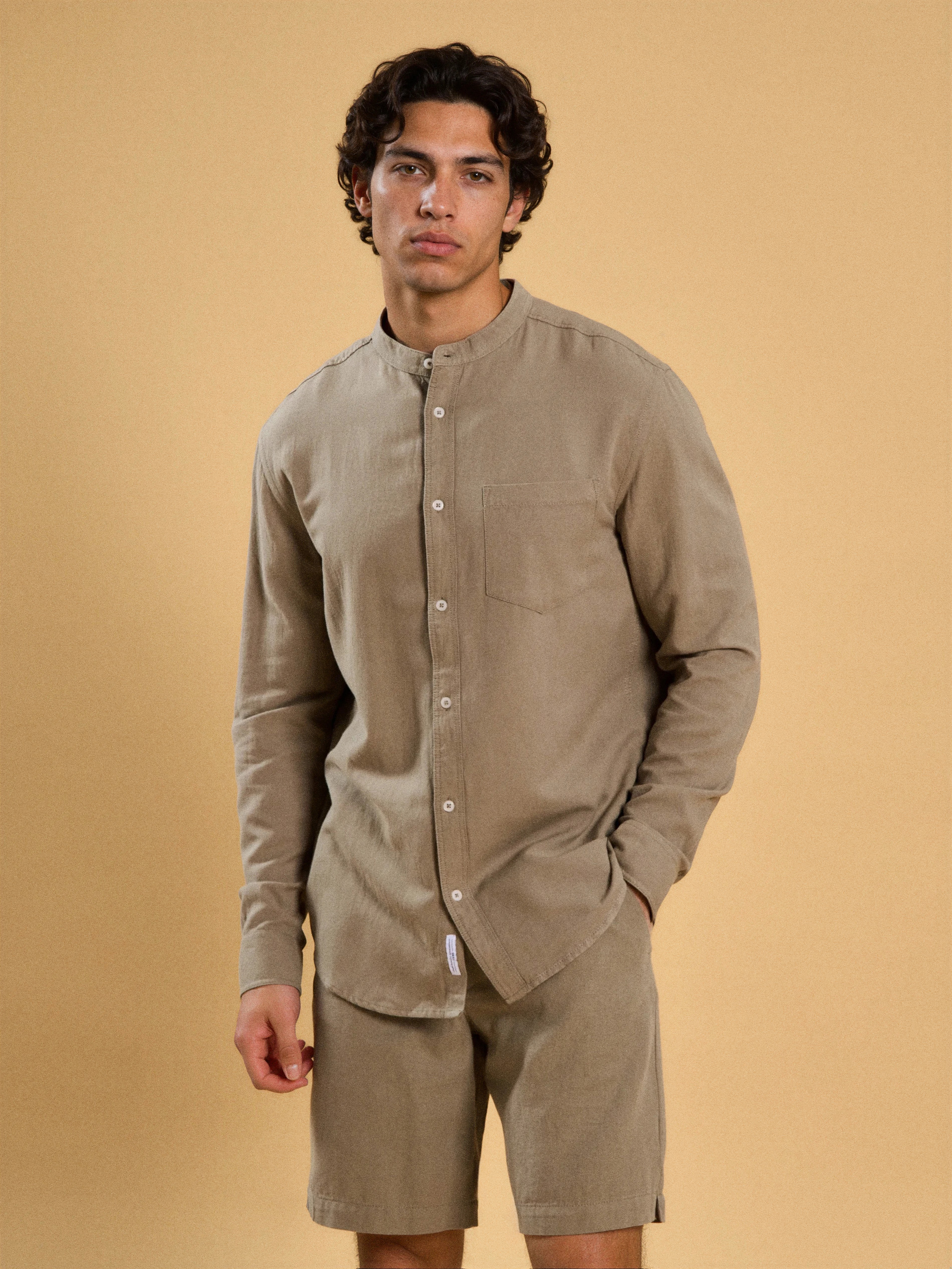 Sinsay - Wiskozowa koszula - zielony