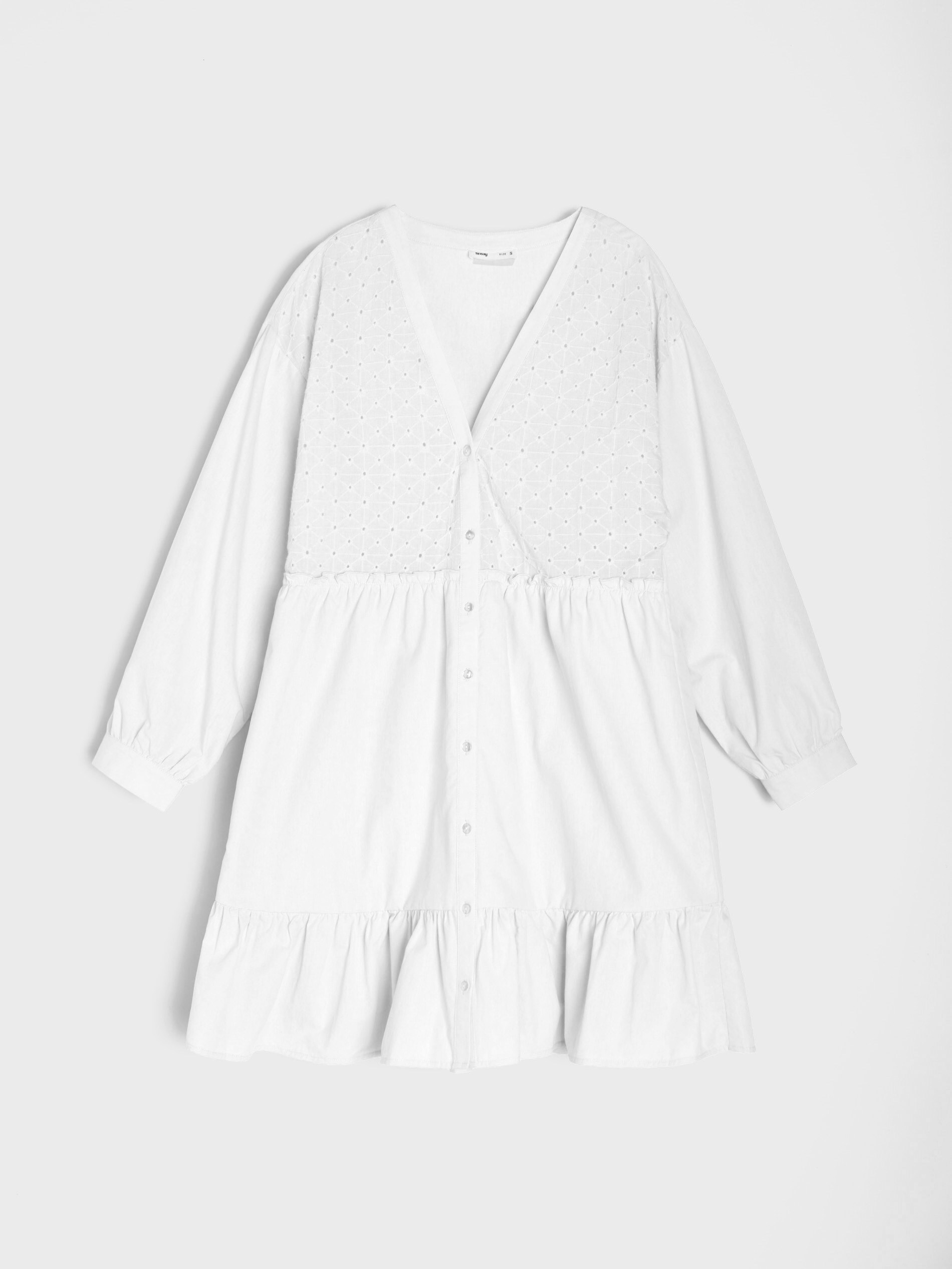 Sinsay - Mini φόρεμα - λευκο φωτογραφία