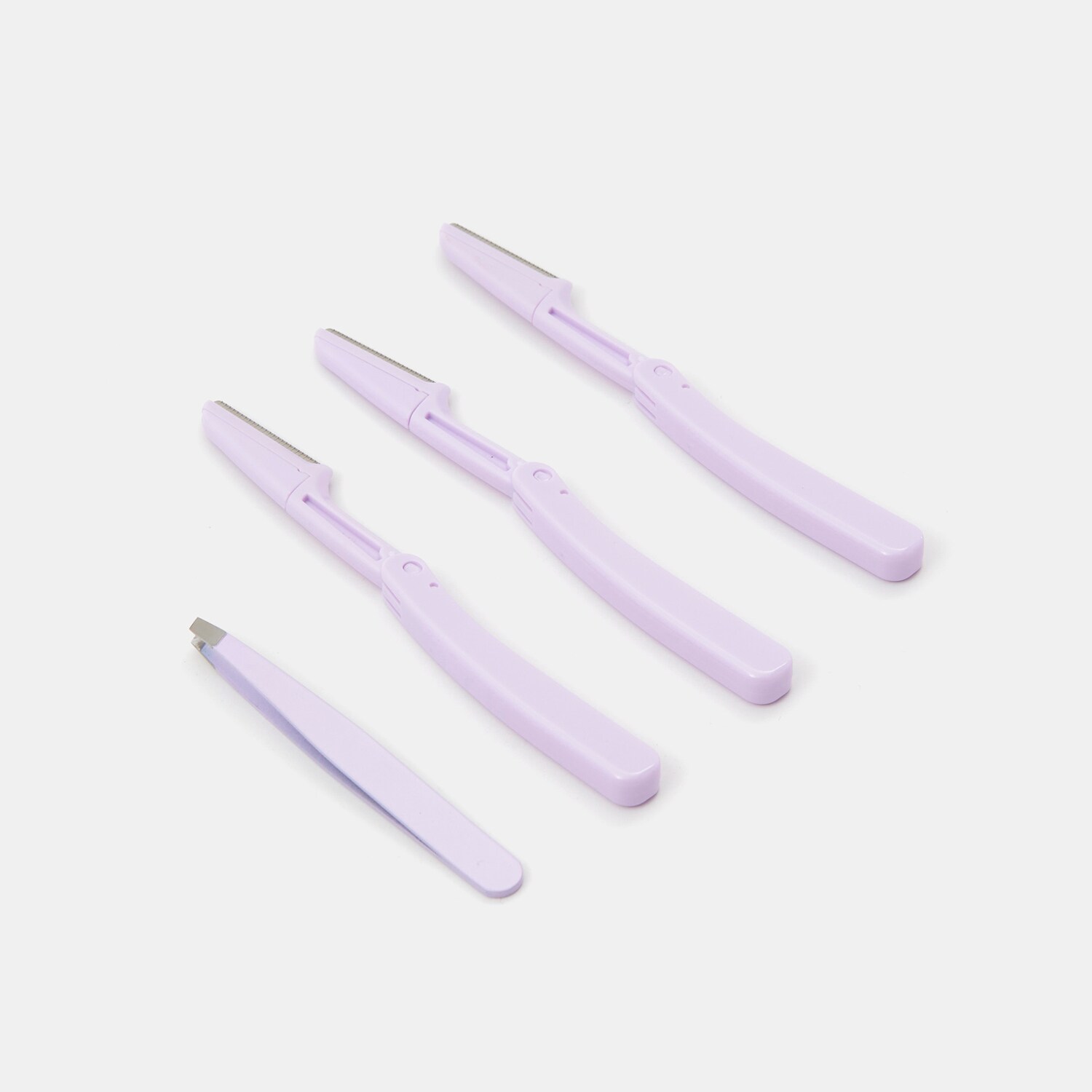 Sinsay - Set de pensete și aparat de tuns sprâncene - Violet