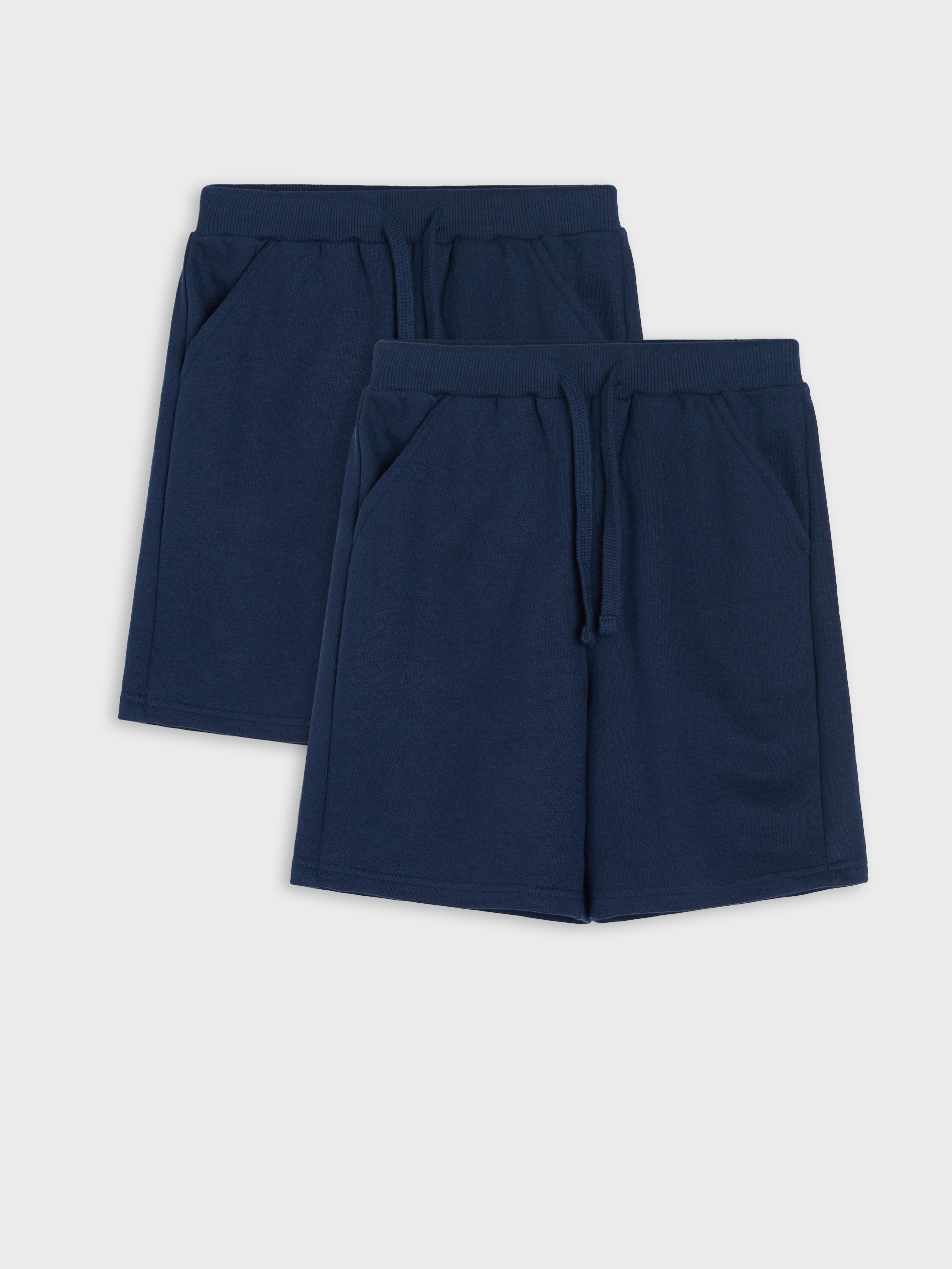 Sinsay - Szorty w stylu basic 2 pack - granatowy