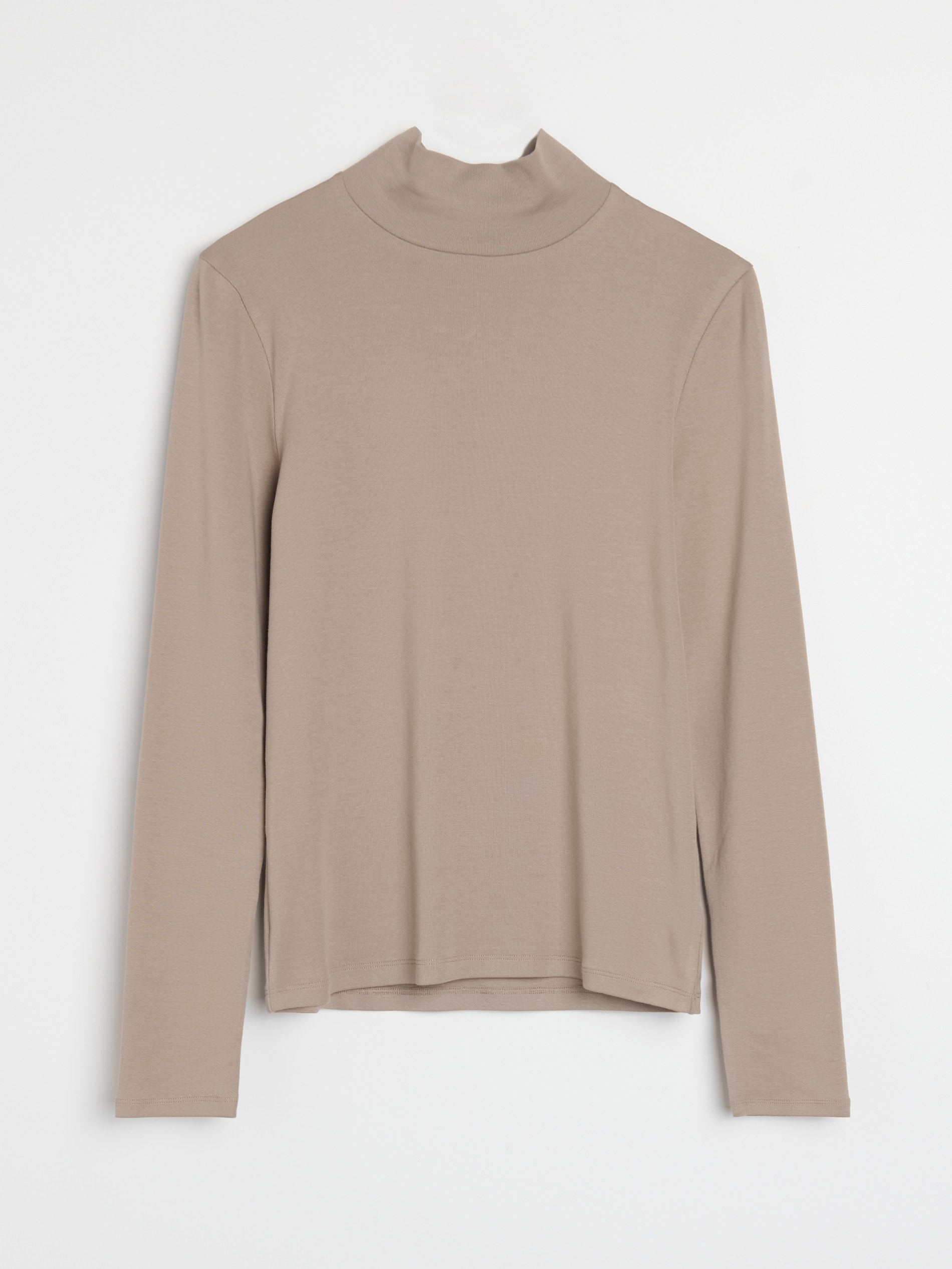 Sinsay - Μπλούζα με μακριά μανίκια - μπεζ φωτογραφία