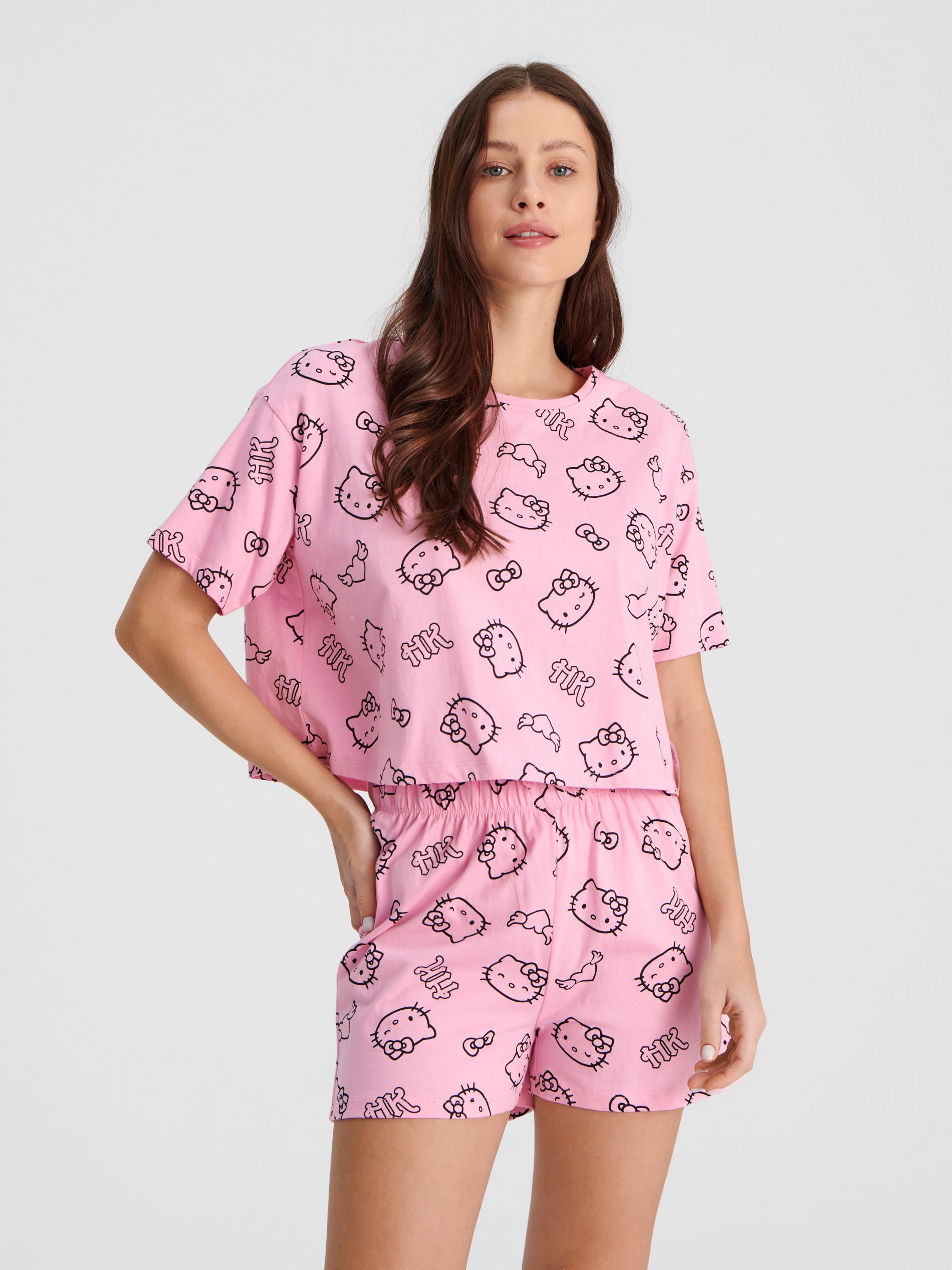 Sinsay - Hello Kitty pizsamaszett - Rózsaszín termék 2. képe