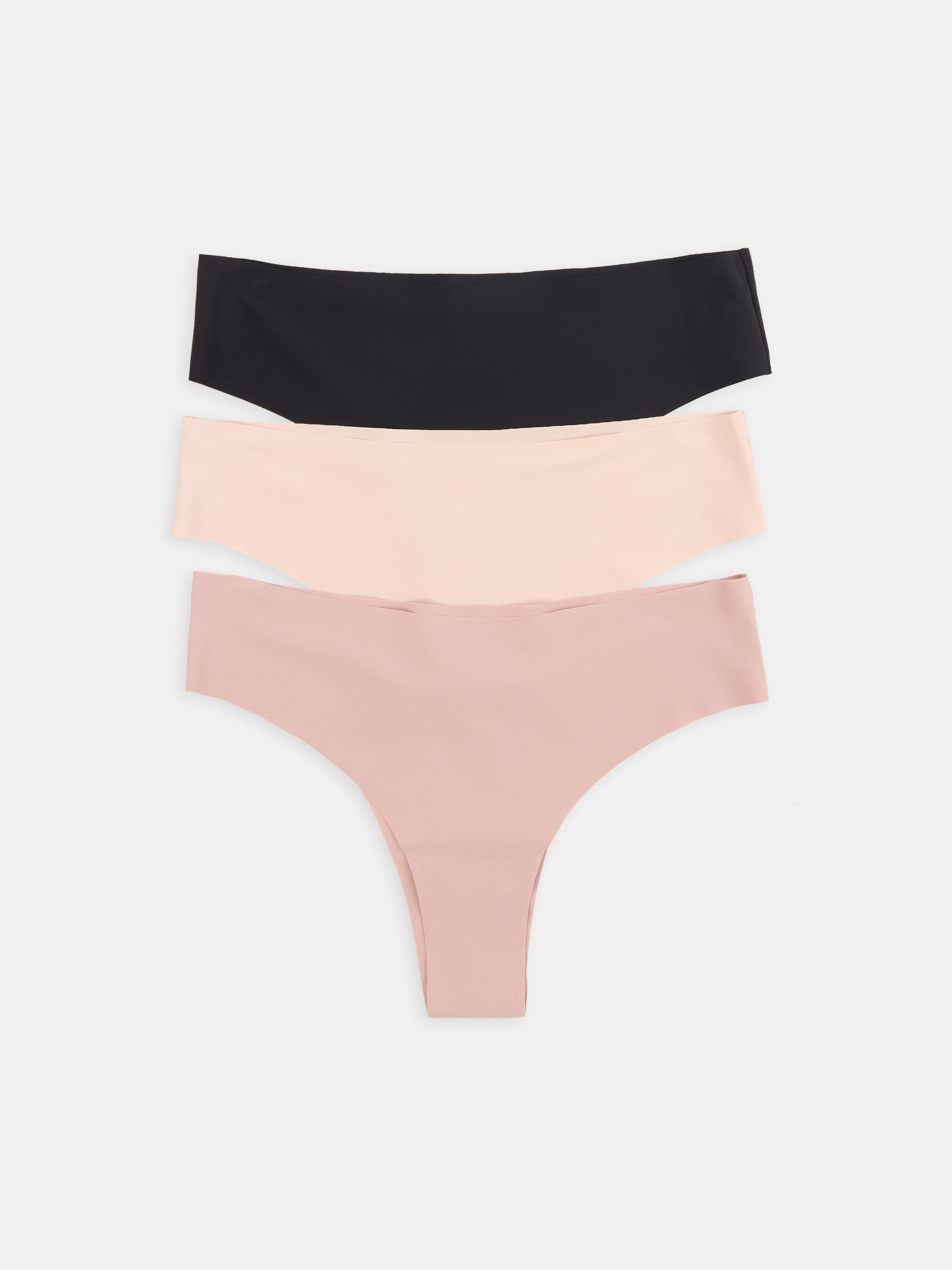 Sinsay - Majtki brazylijskie bezszwowe 3 pack - wielobarwny