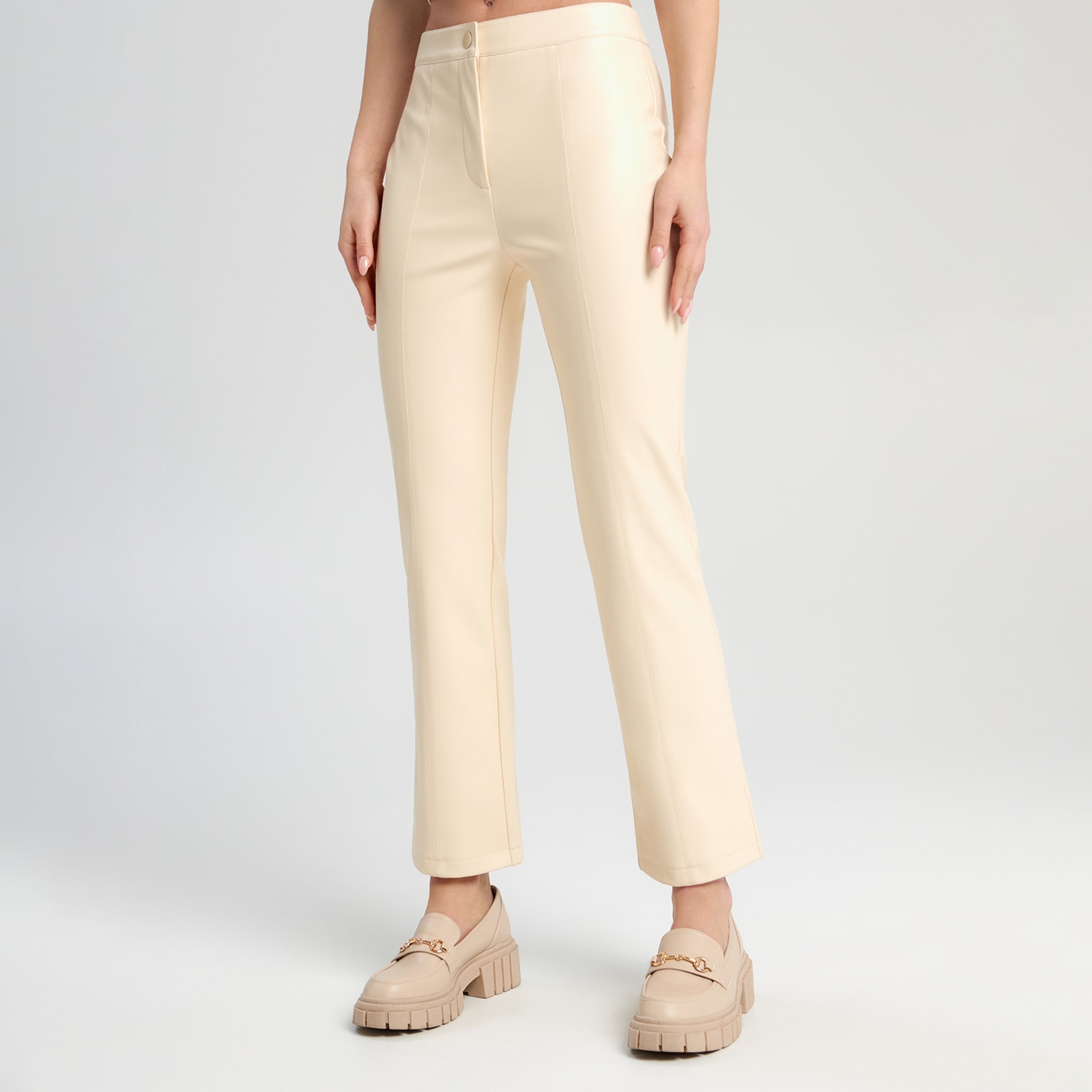 Sinsay – Pantaloni eleganți – Ivory All imagine noua
