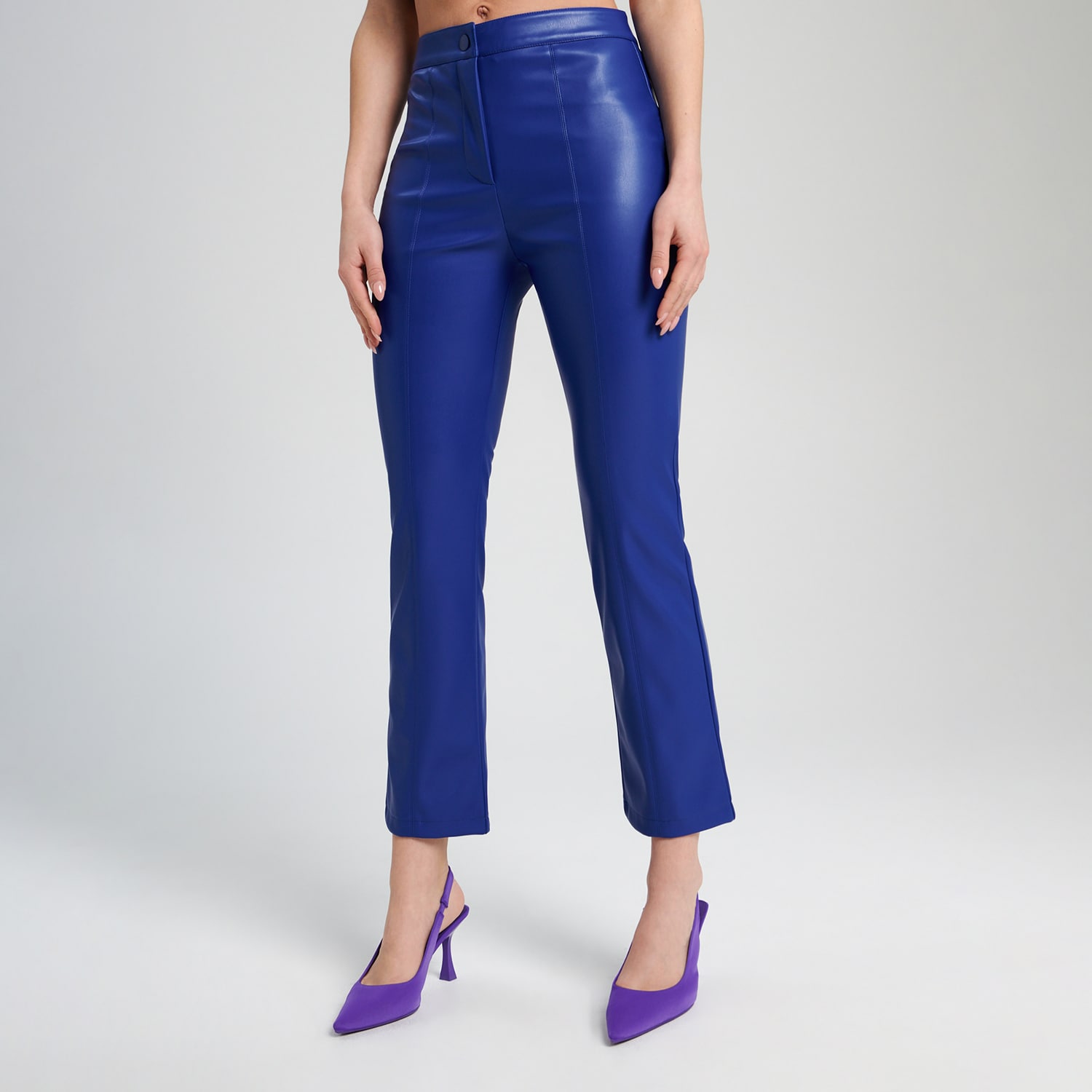 Sinsay – Pantaloni eleganți – Albastru Albastru imagine noua