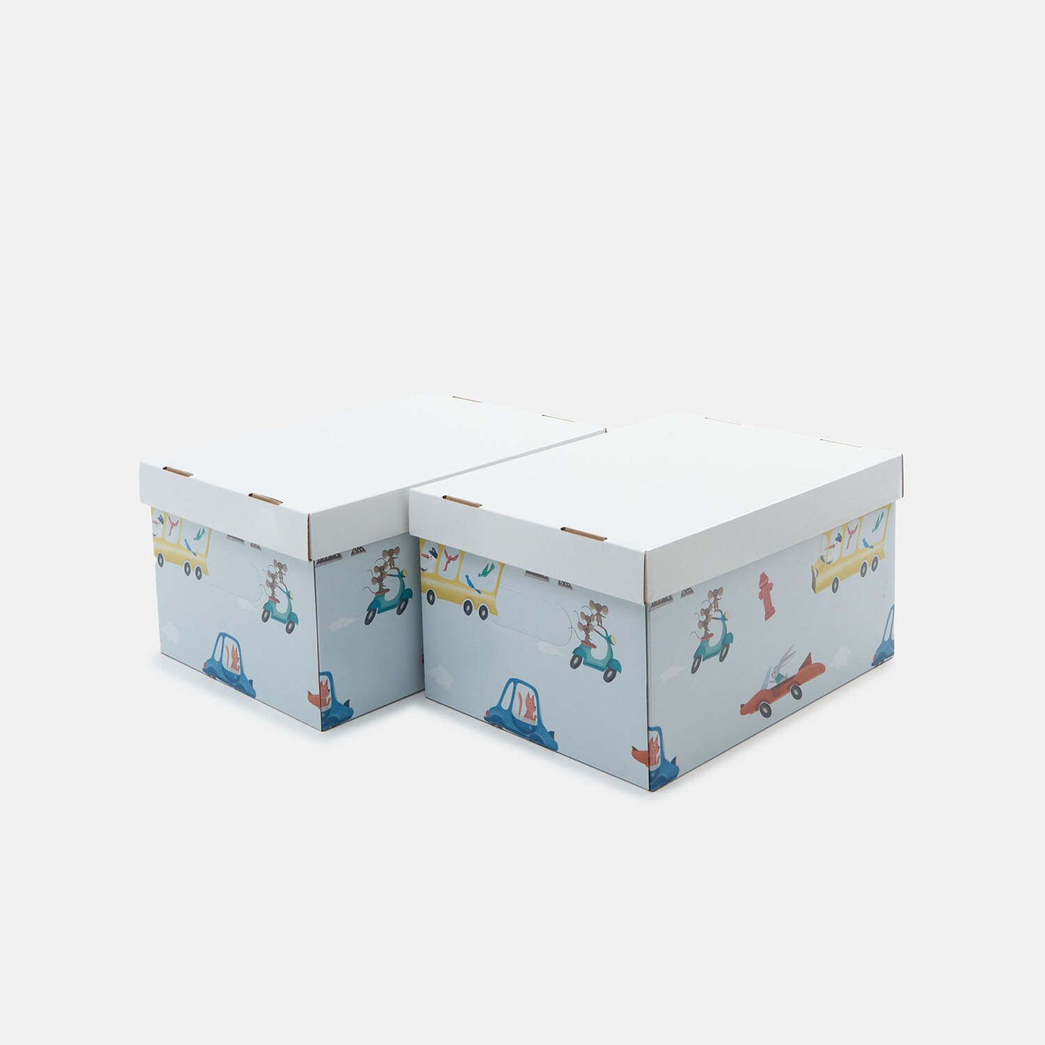 Levně Sinsay - Úložné boxy 2 ks - Modrá