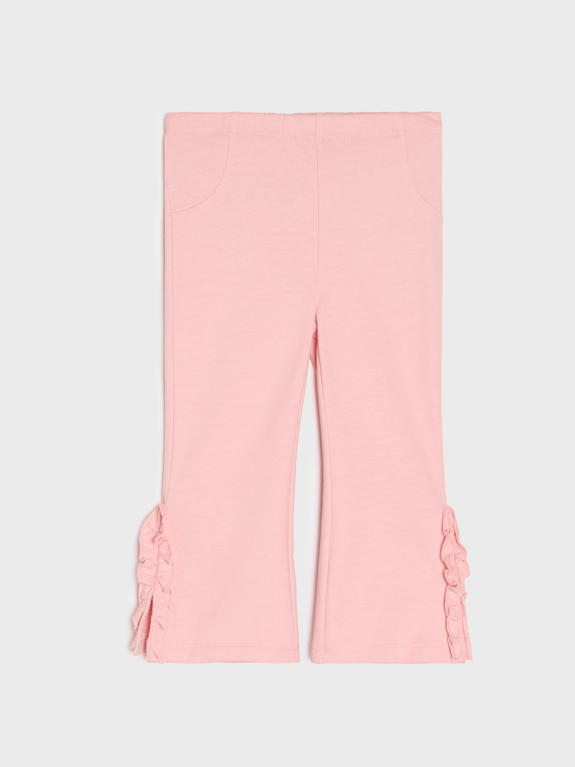 Sinsay - Spodnie z rozcięciami przy nogawkach - różowy