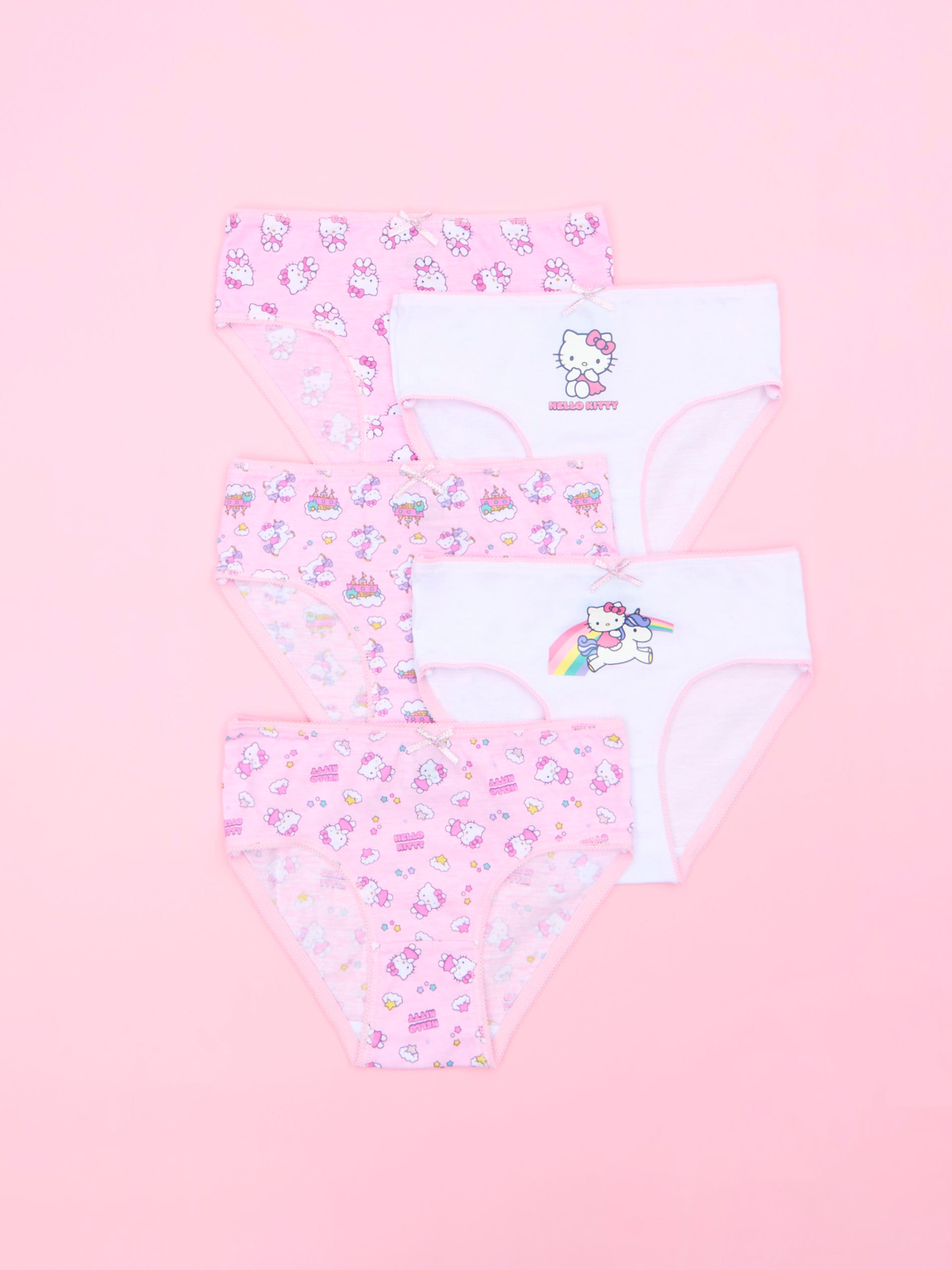 Sinsay - Majtki 5 pack Hello Kitty - wielobarwny