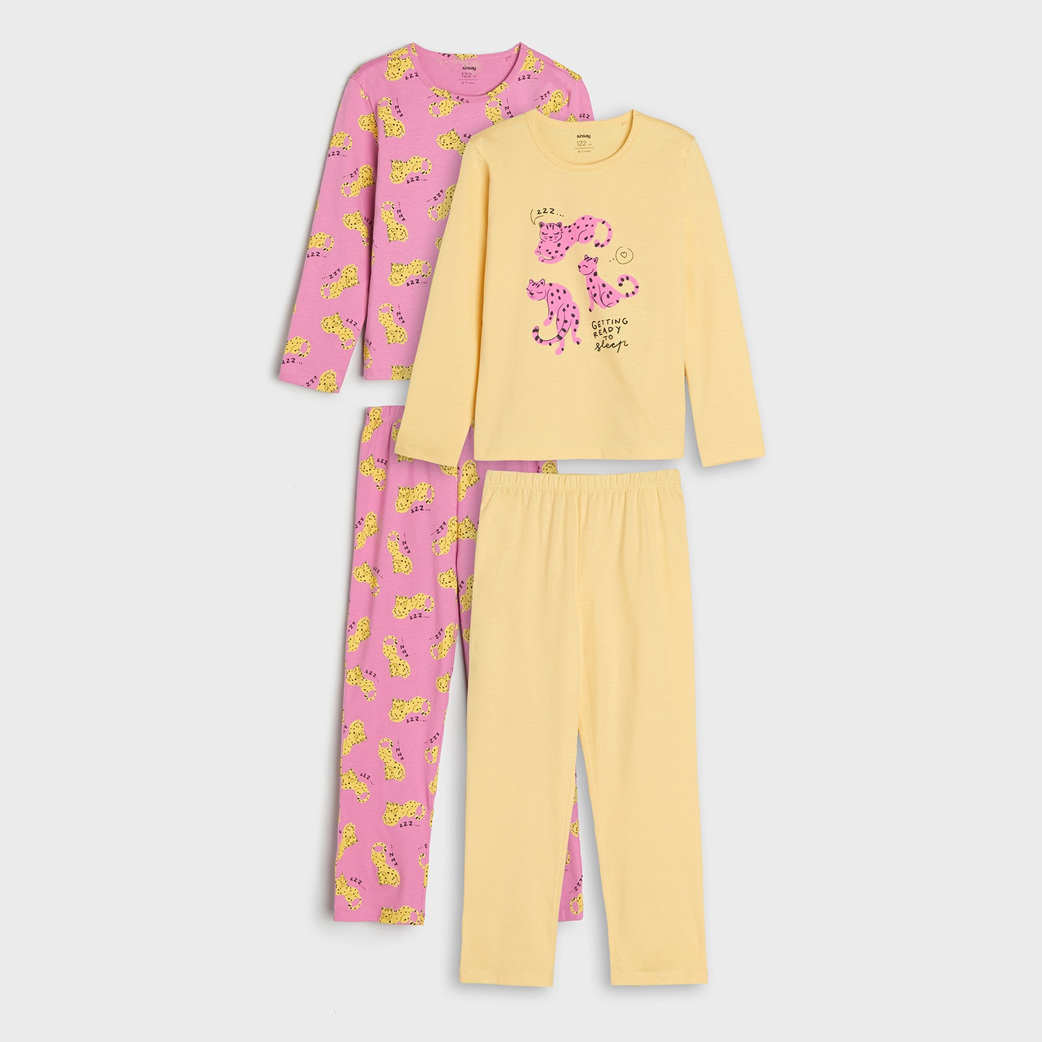 Sinsay - Set de 2 pijamale - Galben