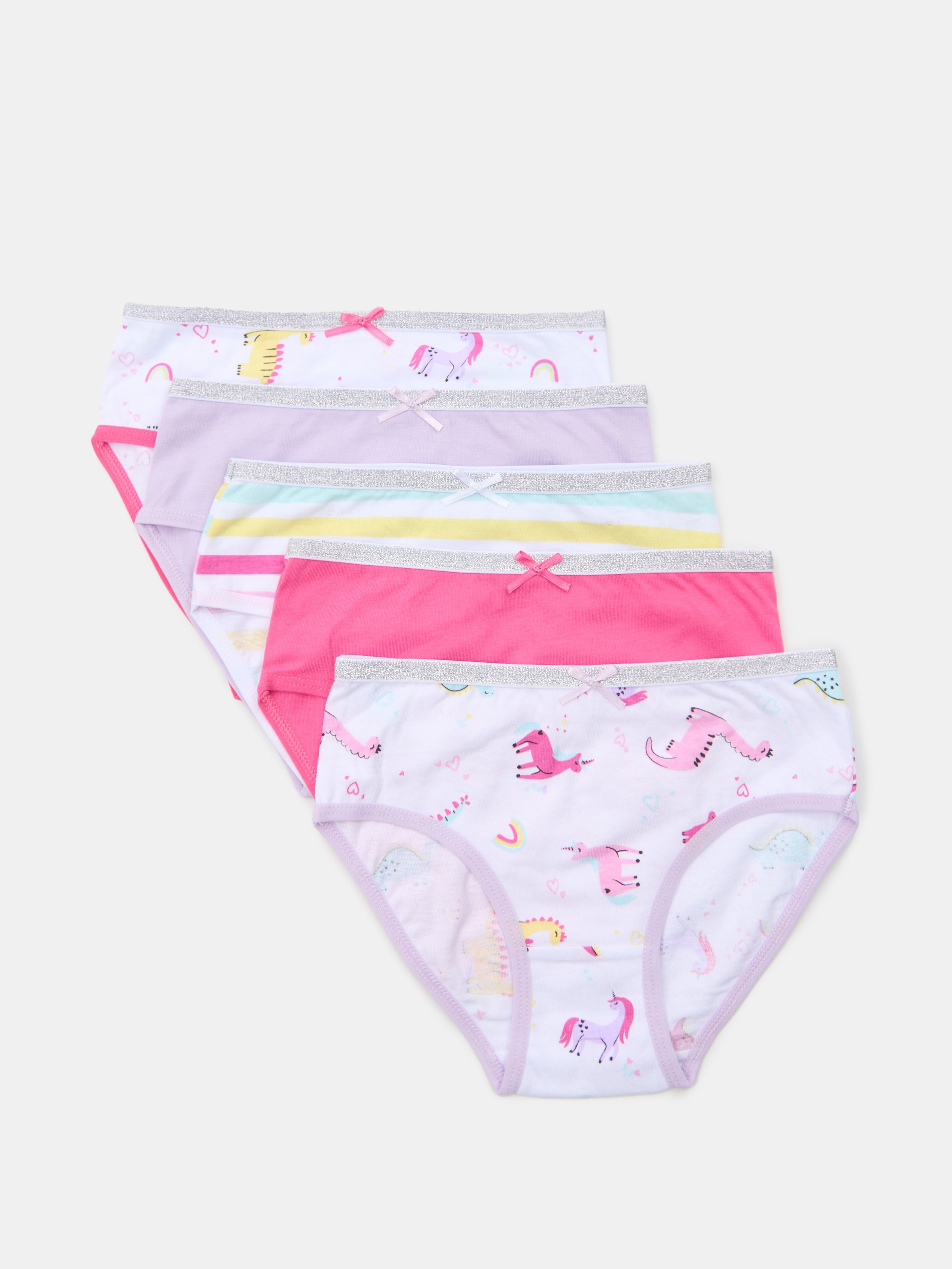 Sinsay - Bawełniane majtki 5 pack - wielobarwny