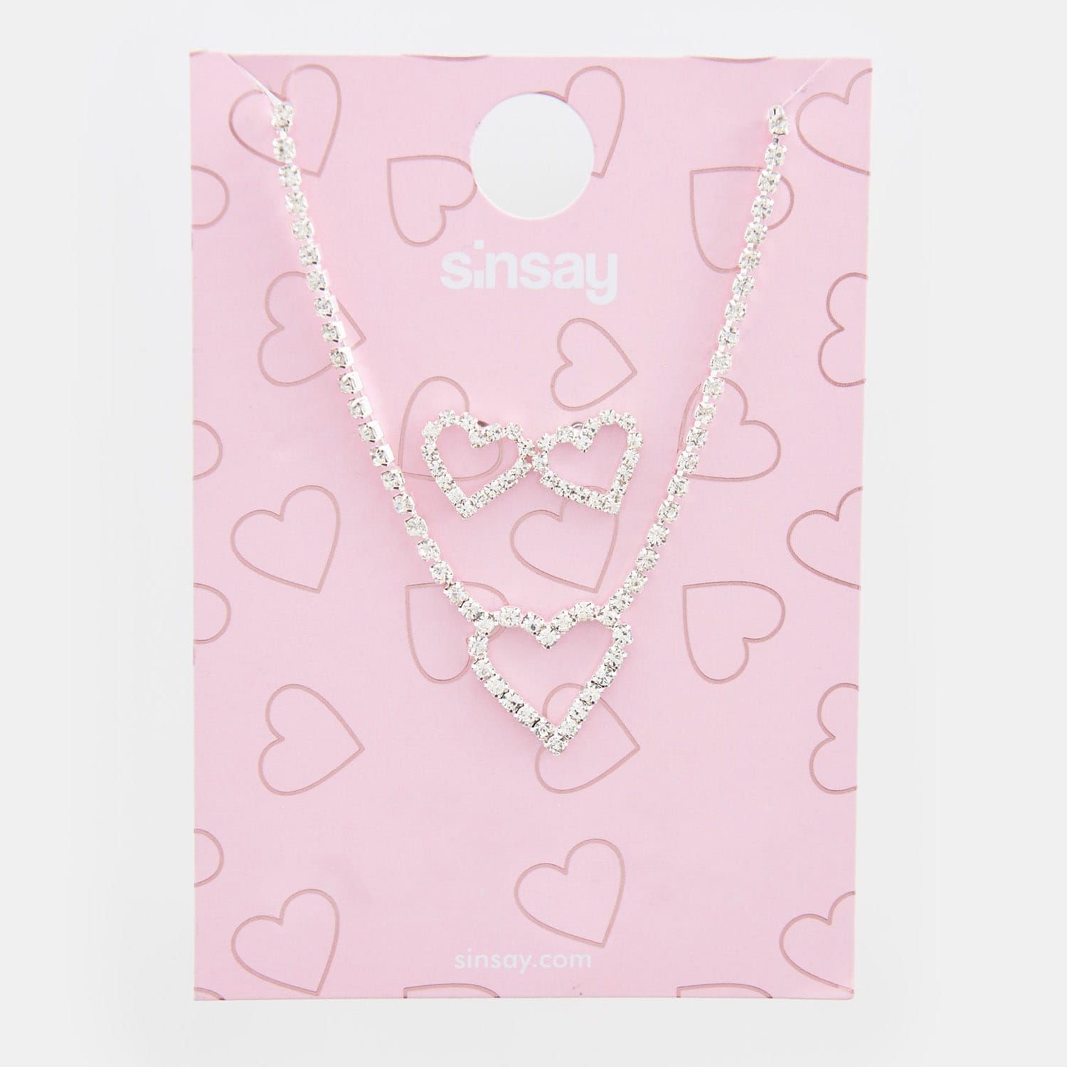 Sinsay - Nyaklánc & earrings - Ezüst akciós termékkép 1