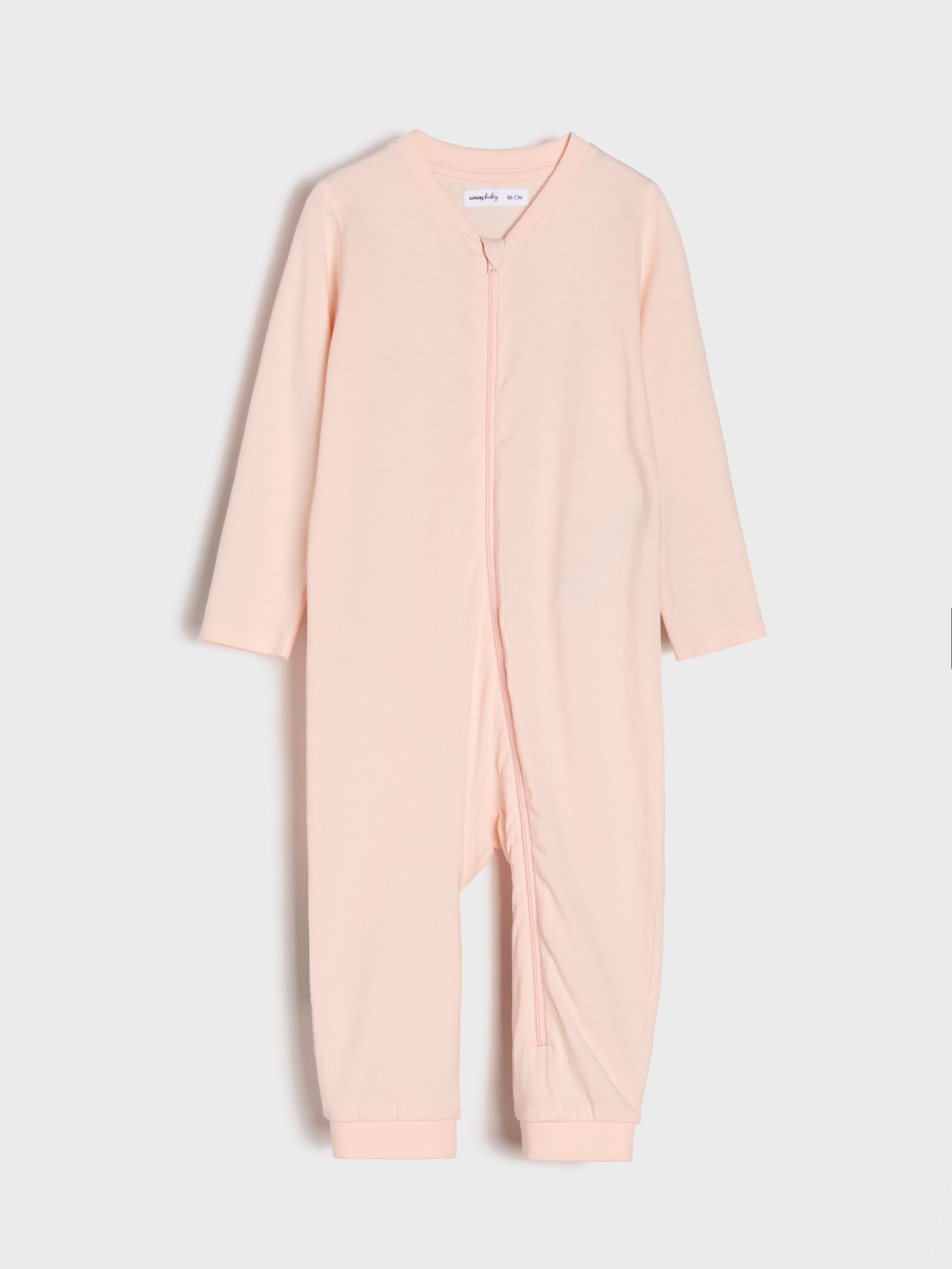 Sinsay - Βαμβακερή φόρμα ύπνου 2 pack - ροζ παστελ φωτογραφία