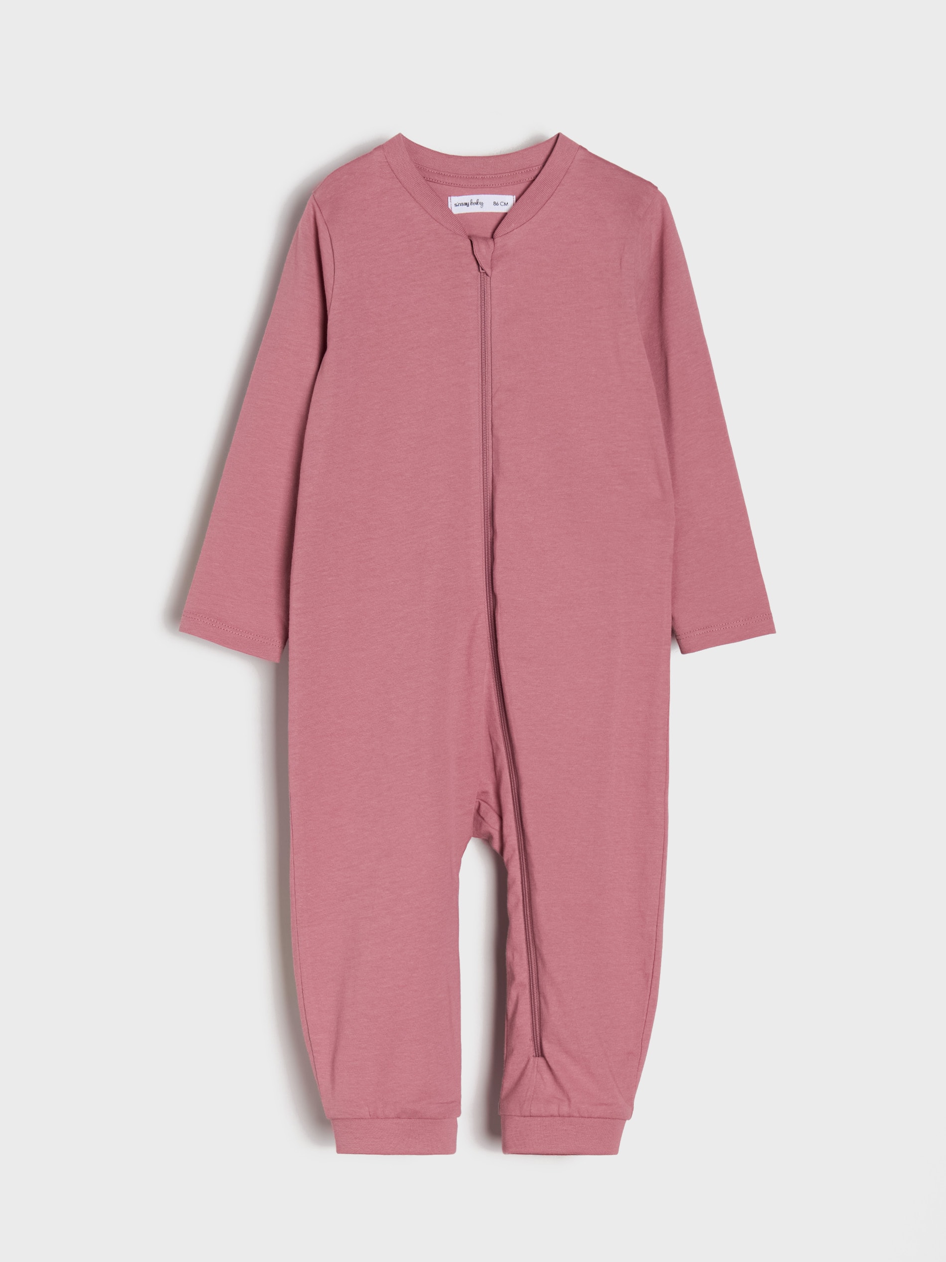 Sinsay - Βαμβακερή φόρμα ύπνου 2 pack - ροζ παστελ φωτογραφία