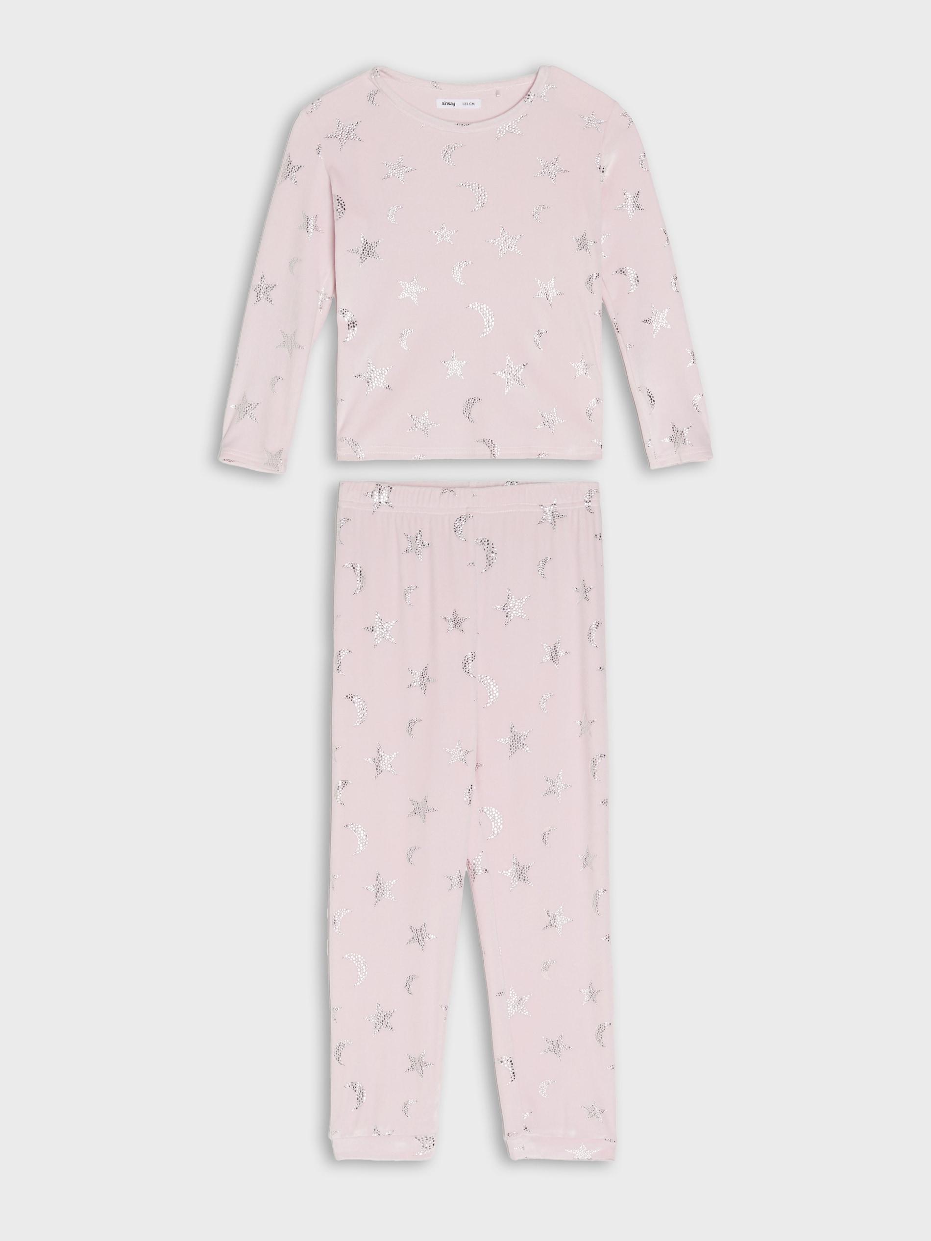 Sinsay - Πιτζάμες δύο τεμαχίων - ροζ παστελ φωτογραφία
