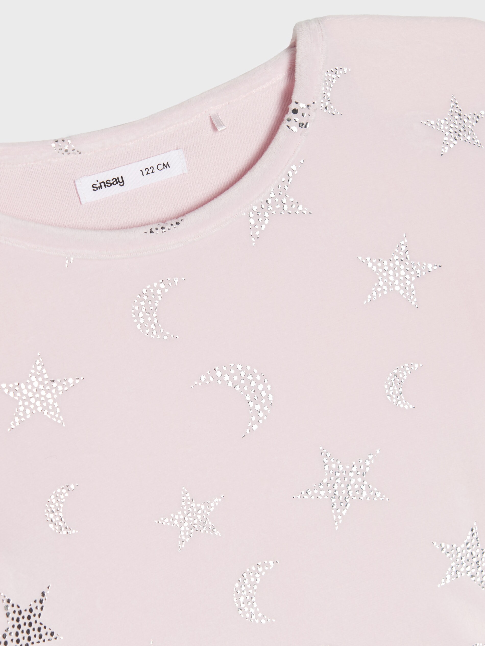 Sinsay - Πιτζάμες δύο τεμαχίων - ροζ παστελ φωτογραφία