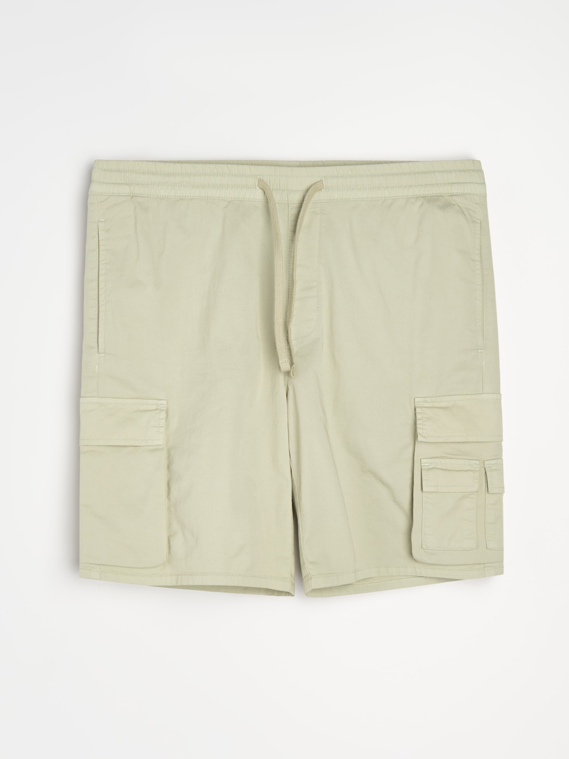 Sinsay - Bawełniane szorty cargo - zielony