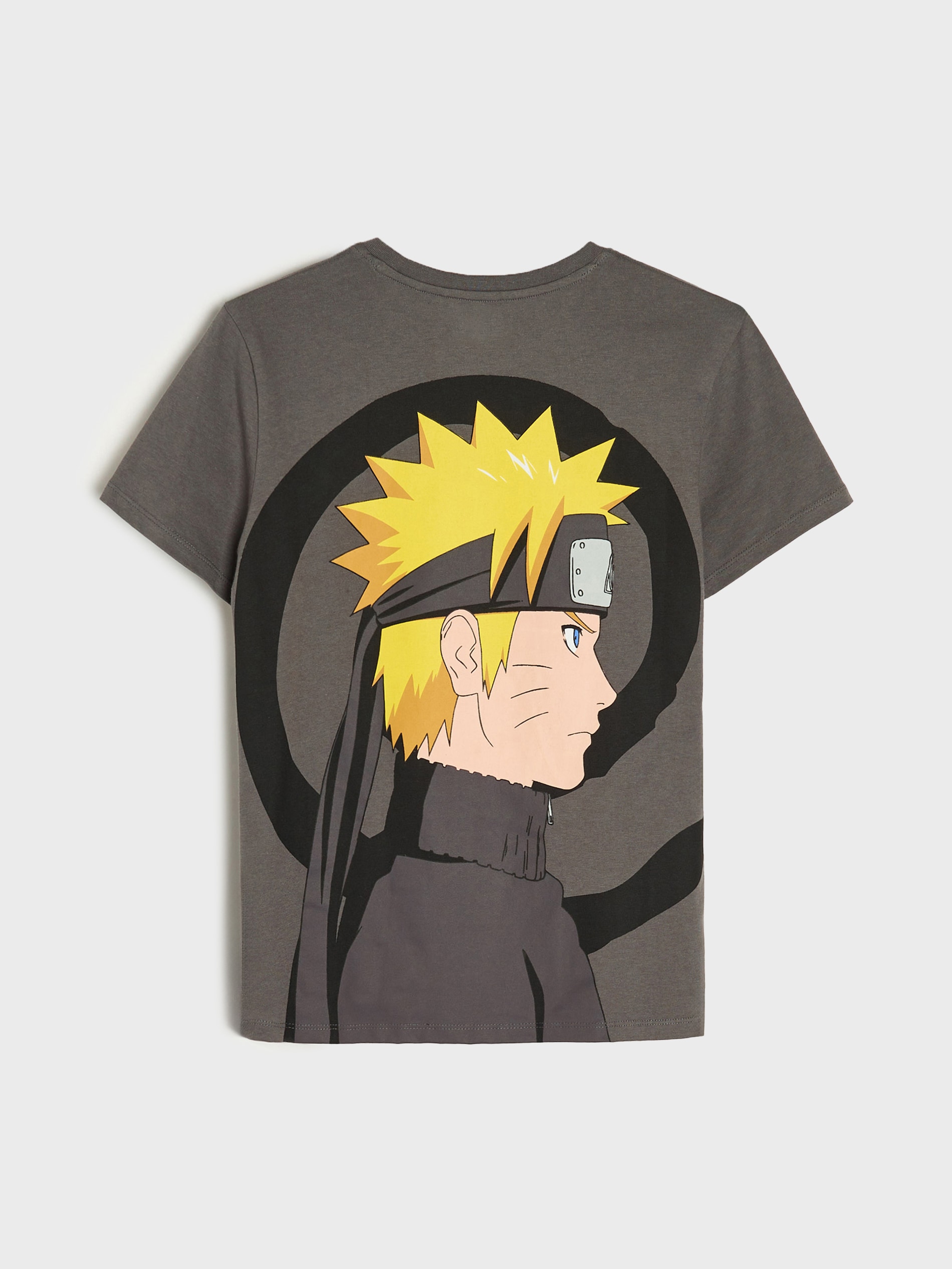 Sinsay - Compleu Cu Tricou și Pantaloni Scurți Naruto - Negru-antracit