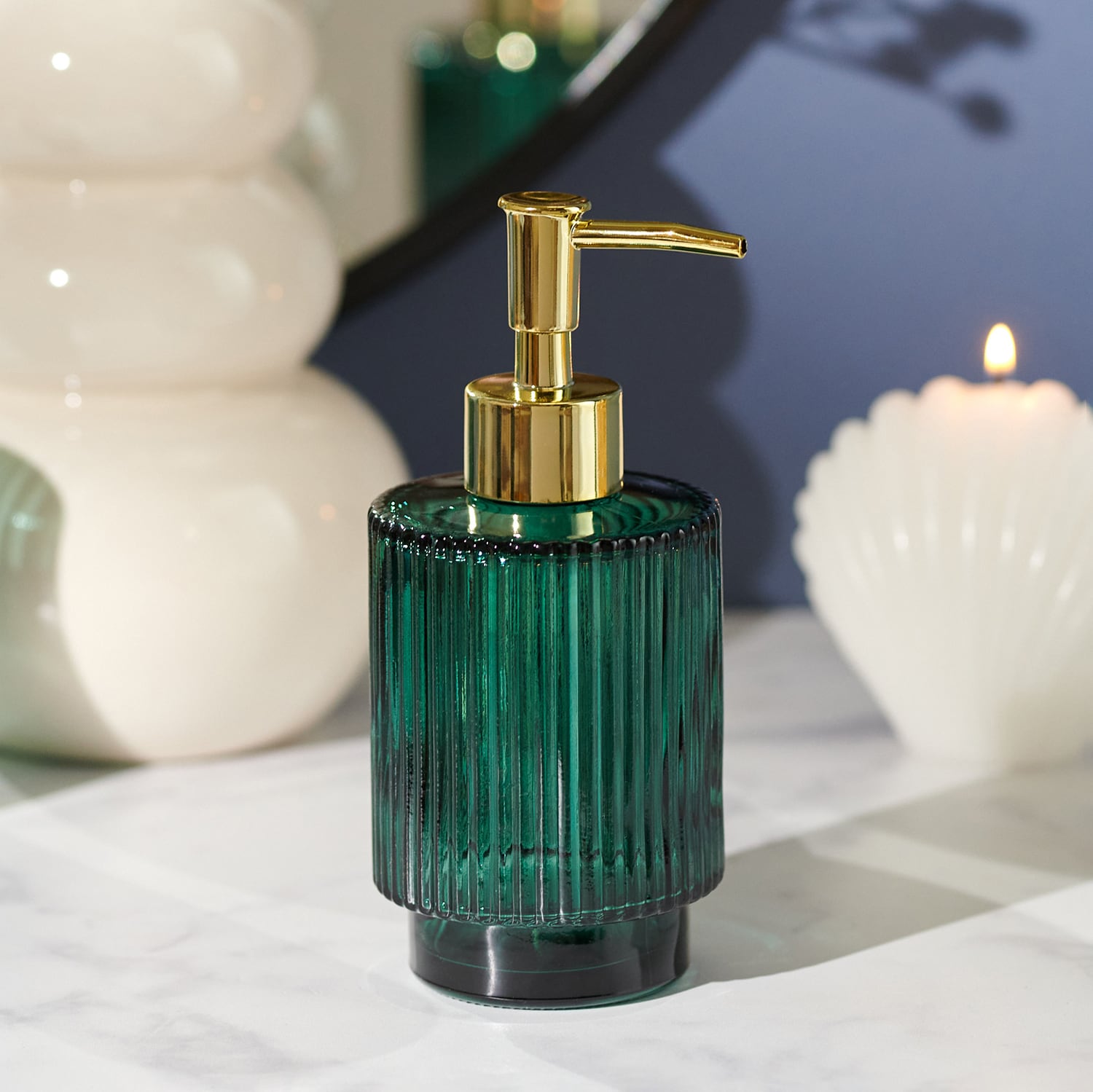 Sinsay – Dozator pentru săpun lichid – Turcoaz accessories imagine noua