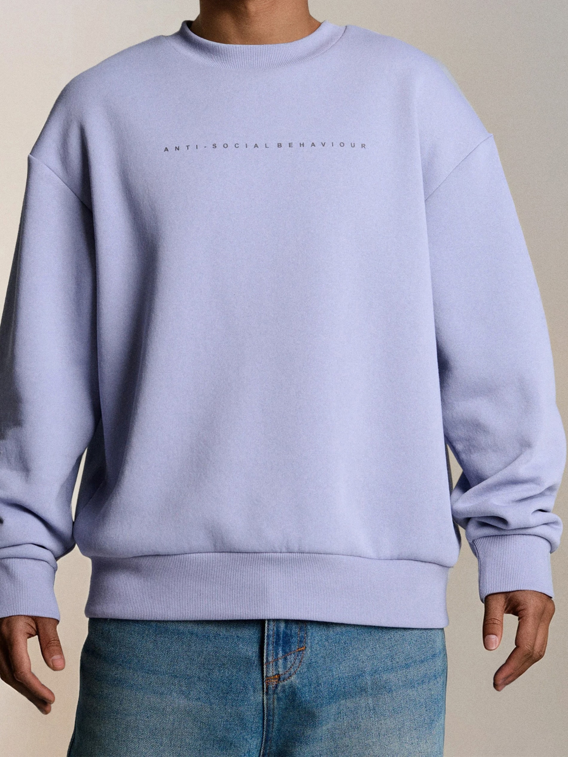 Sinsay - Bluza z napisem - fioletowy