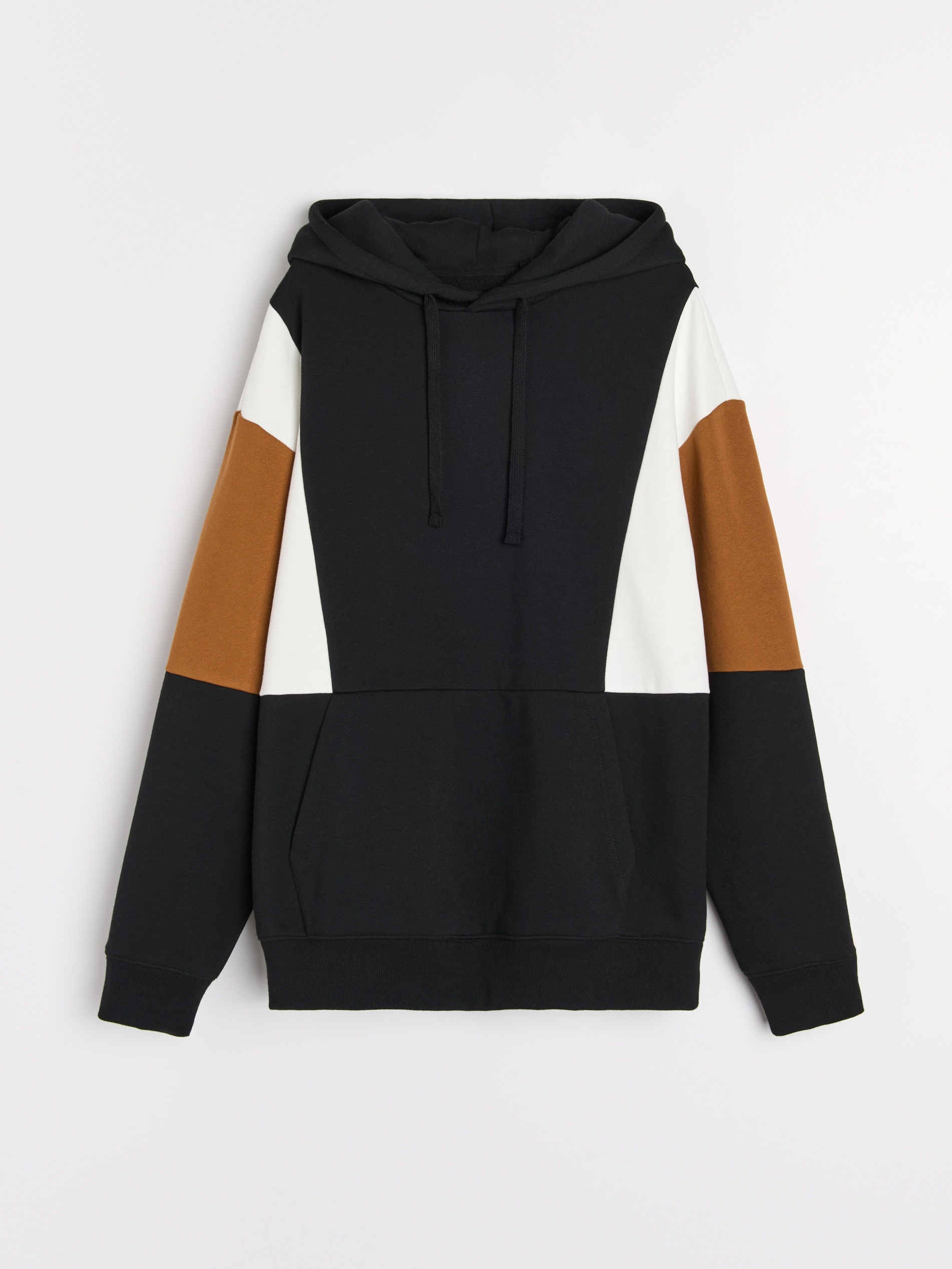 Sinsay - Φούτερ με κουκούλα - μαυρο φωτογραφία