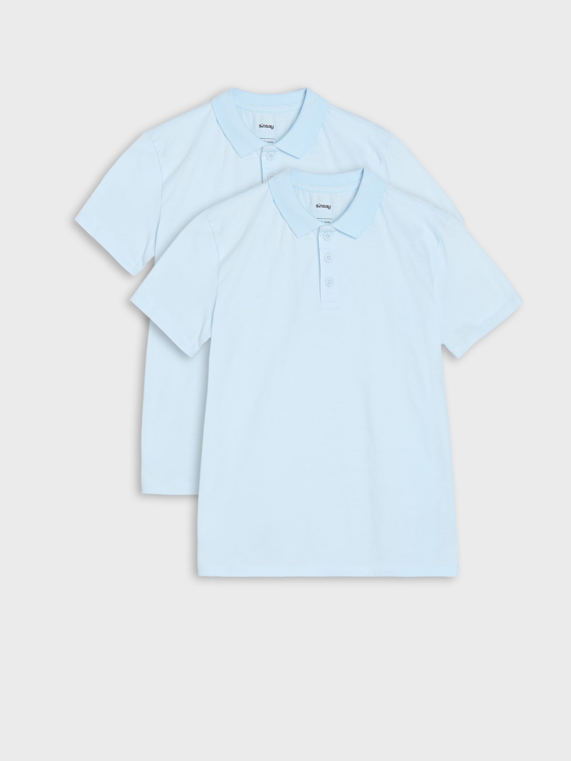 Sinsay - Koszulki polo 2 pack - błękitny