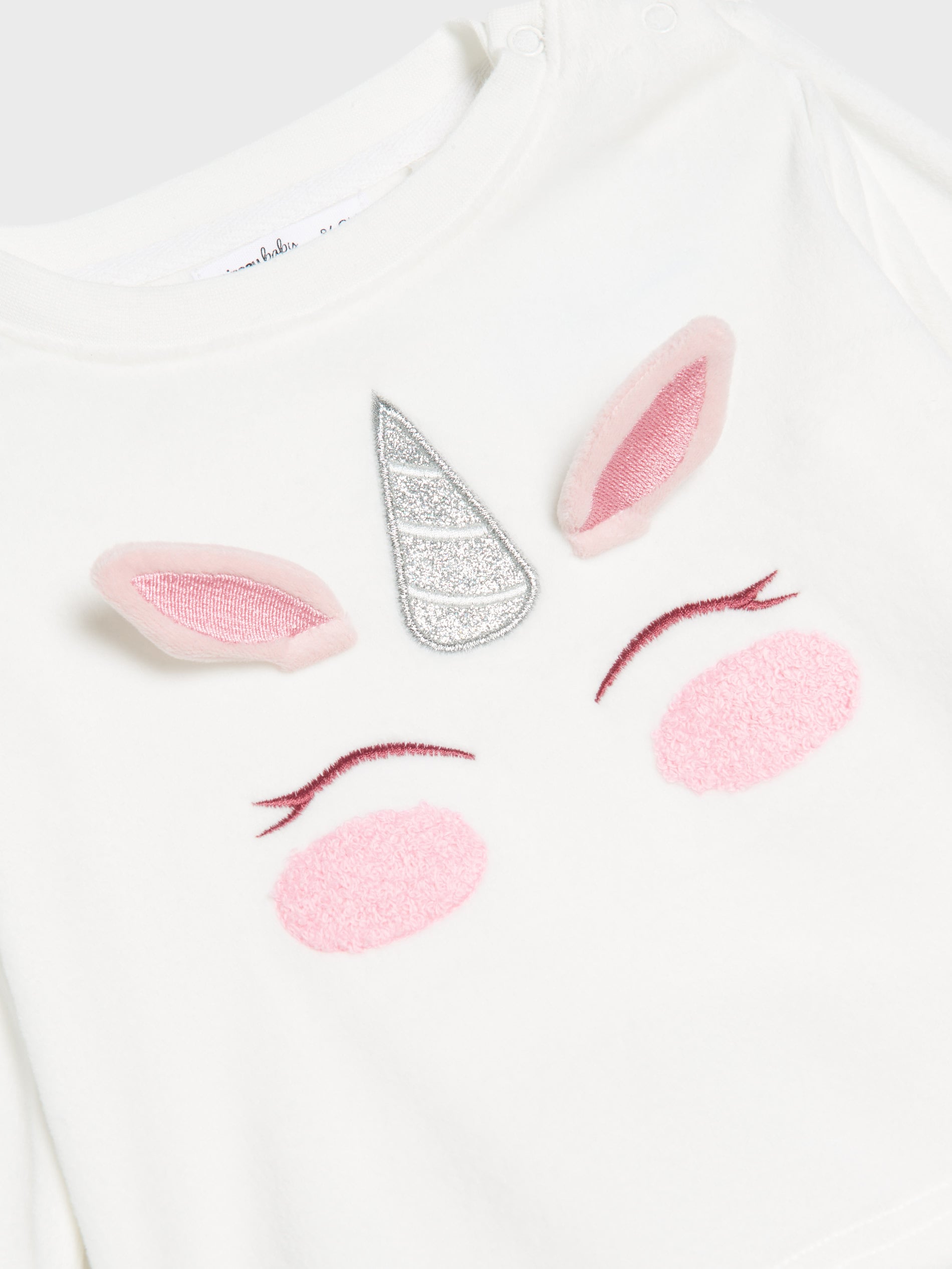 Sinsay - Βελούδινο σετ πιτζάμας - κρεμ φωτογραφία