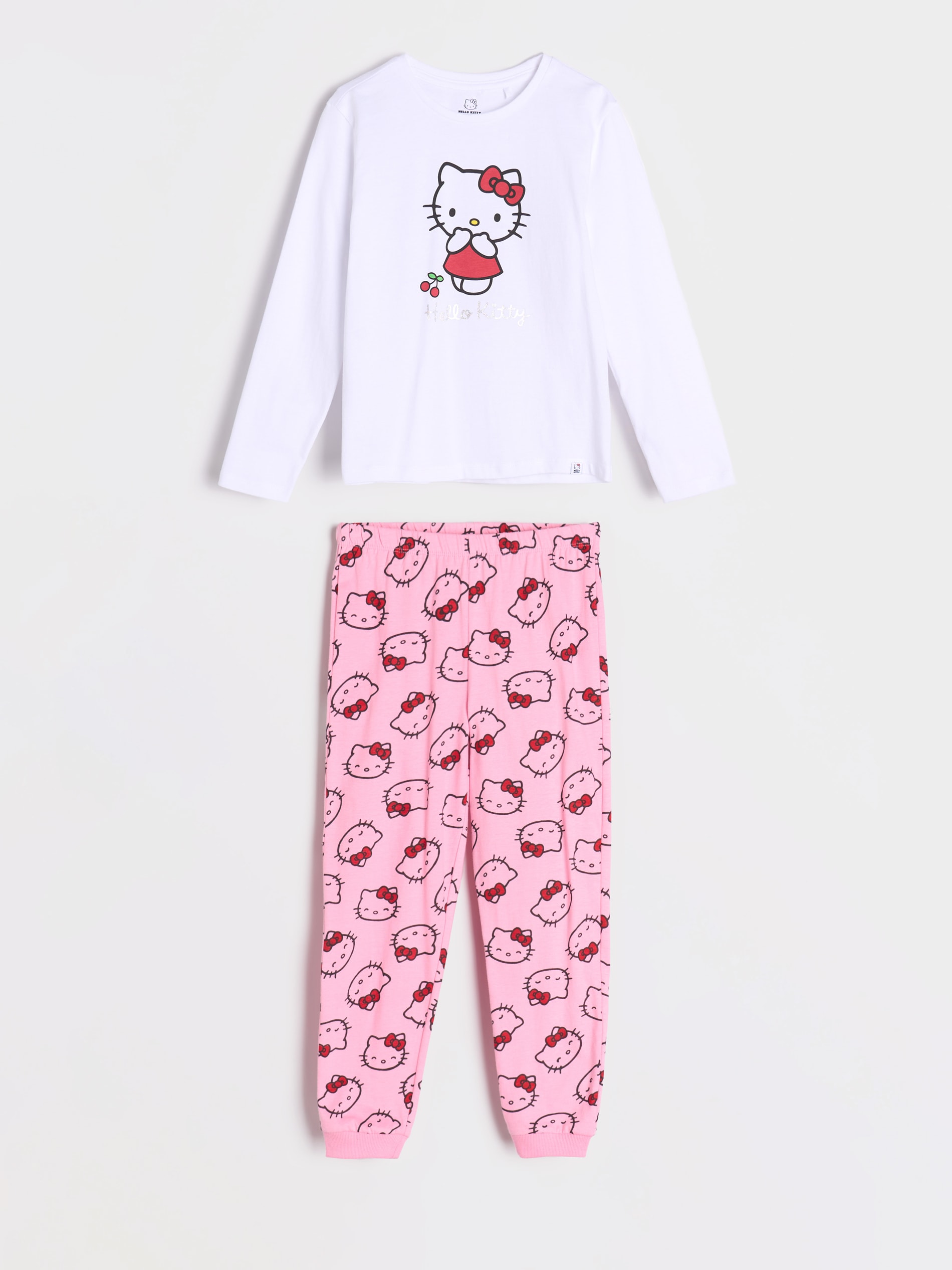 Sinsay - Piżama Hello Kitty - biały