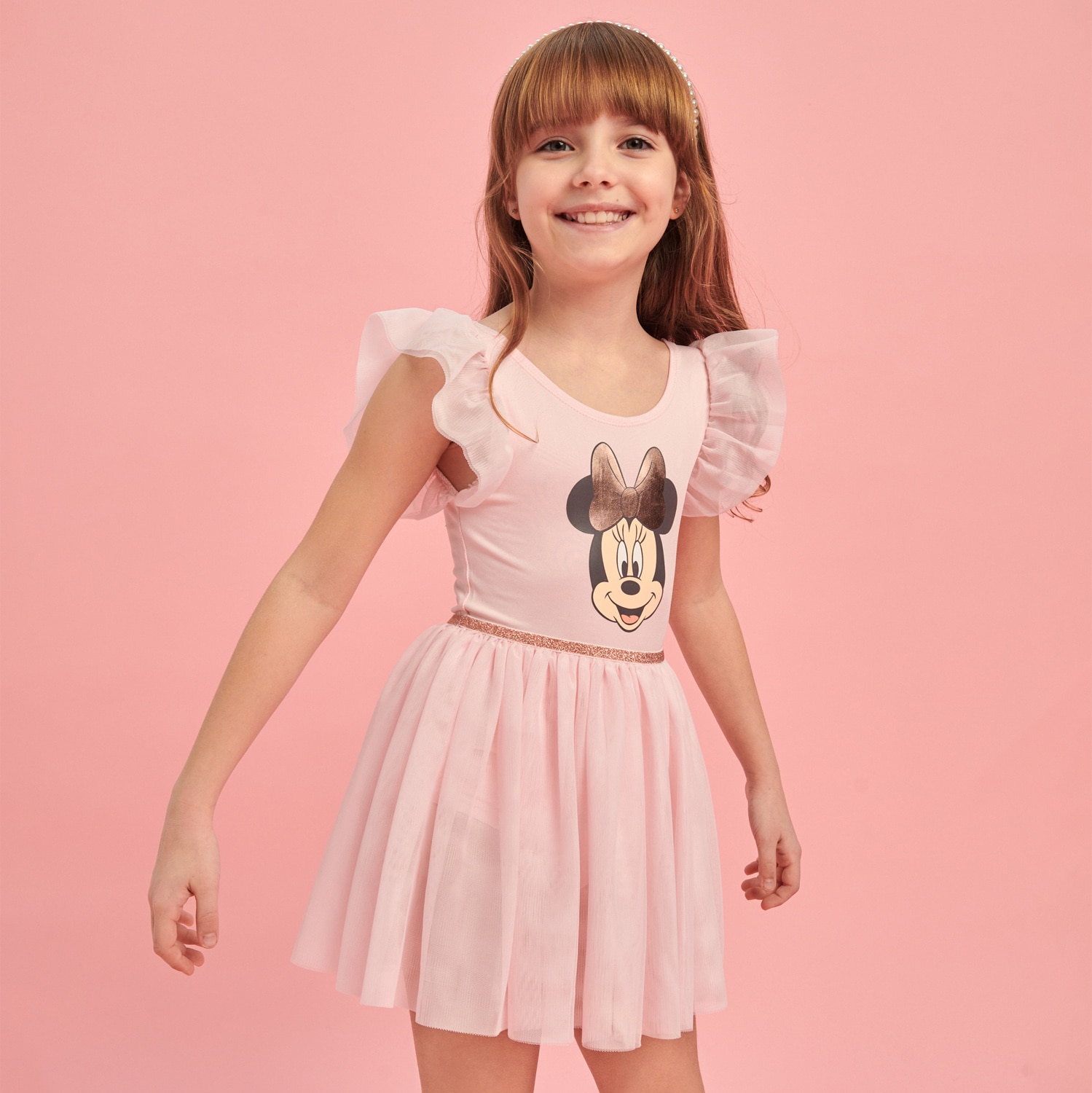 Levně Sinsay - Šaty Minnie Mouse - Růžová