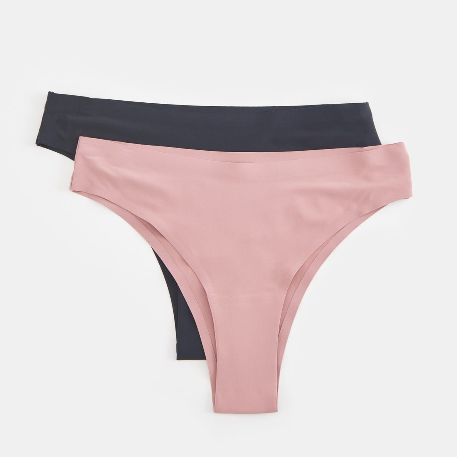 E-shop Sinsay - Súprava 2 brazílskych nohavičiek - Ružová