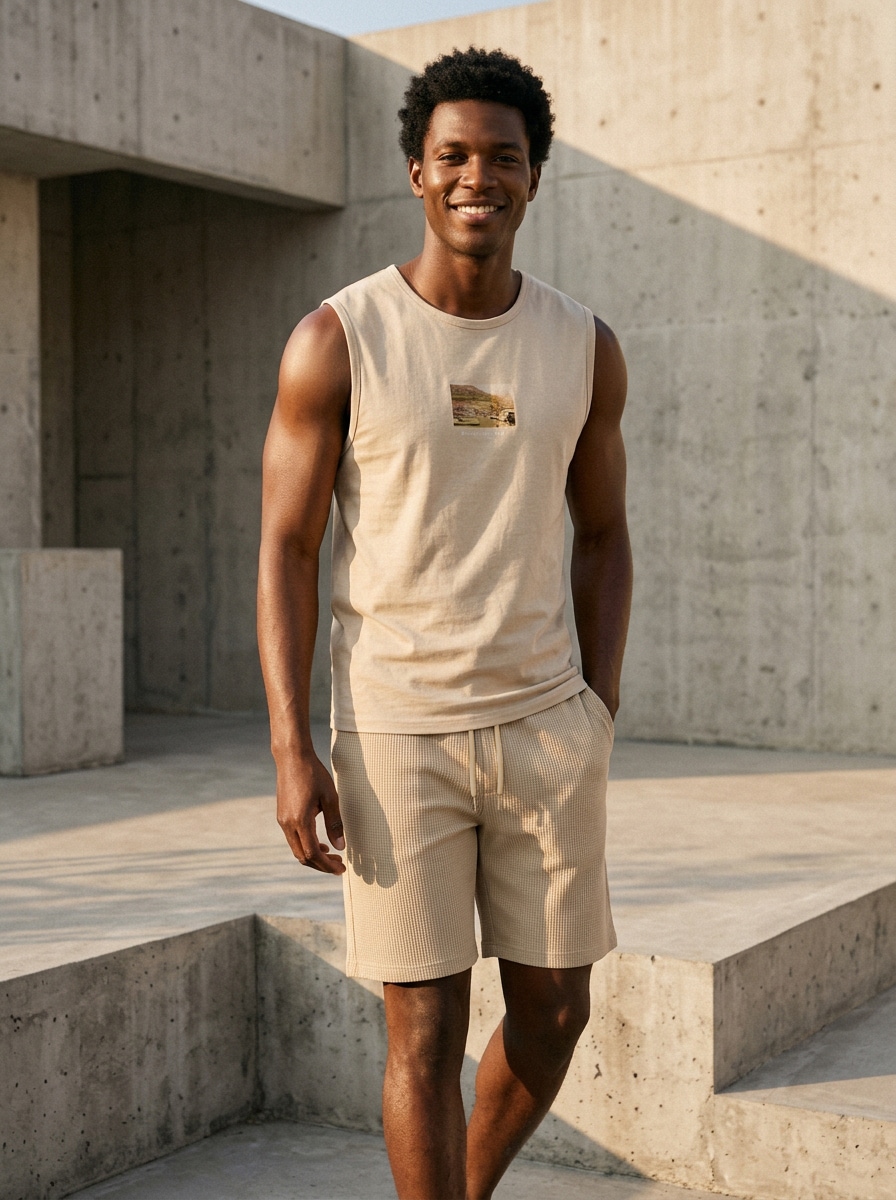 Sinsay - Szorty z wiązaniem - kremowy