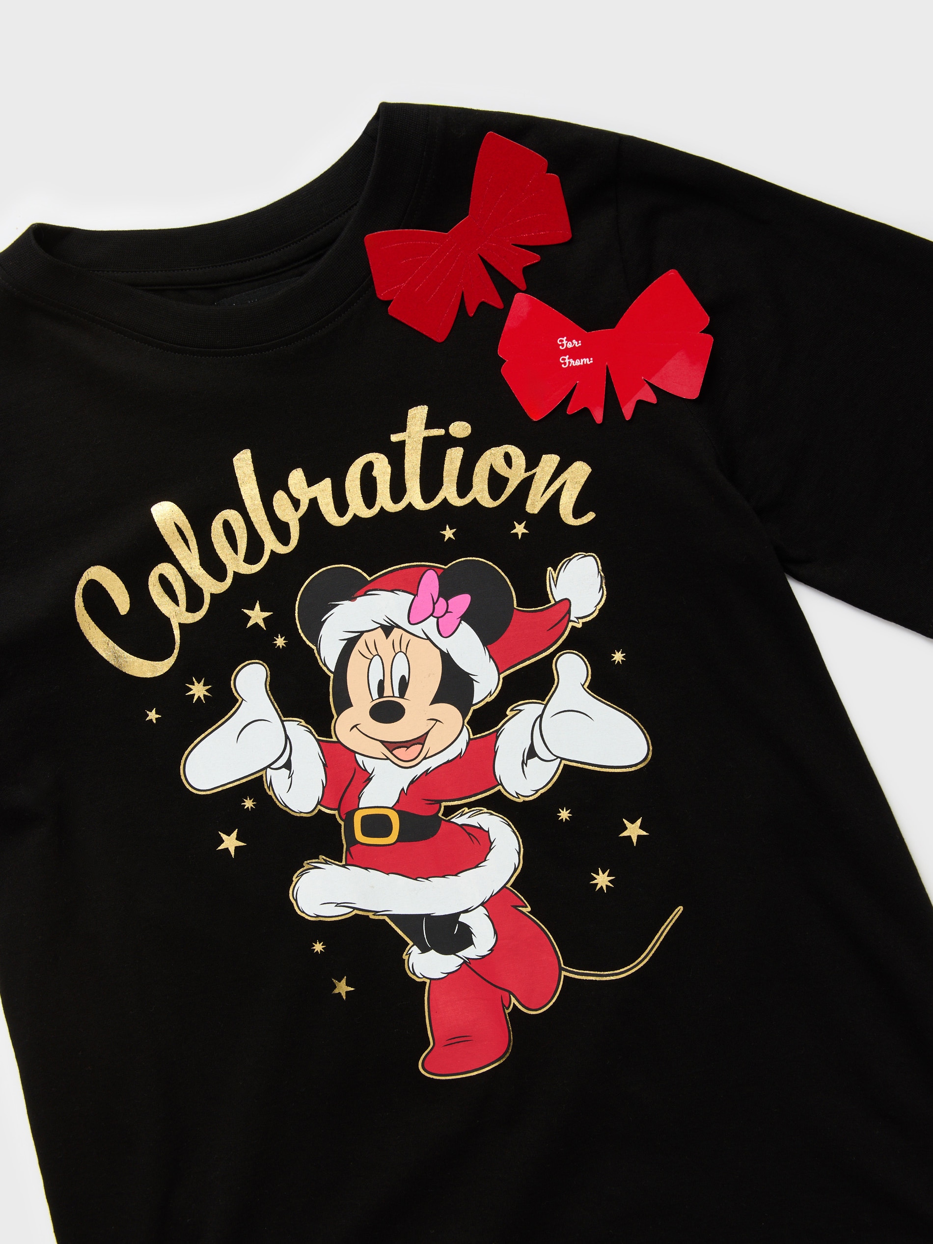 Sinsay - Βαμβακερό μπλουζάκι με στάμπα Minnie Mouse - μαυρο φωτογραφία