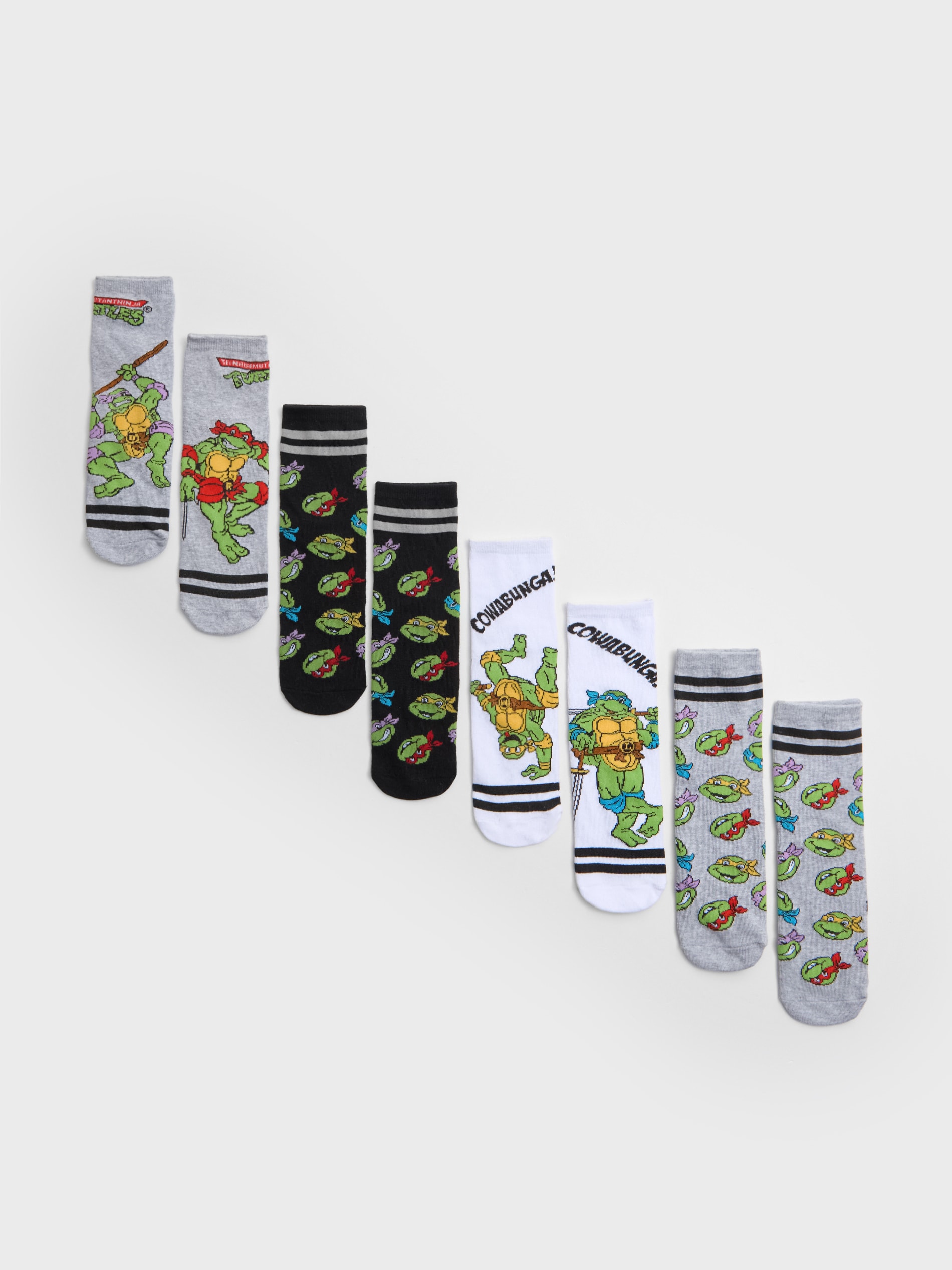 Sinsay - Skarpetki Teenage Mutant Ninja Turtles 4 pack - wielobarwny