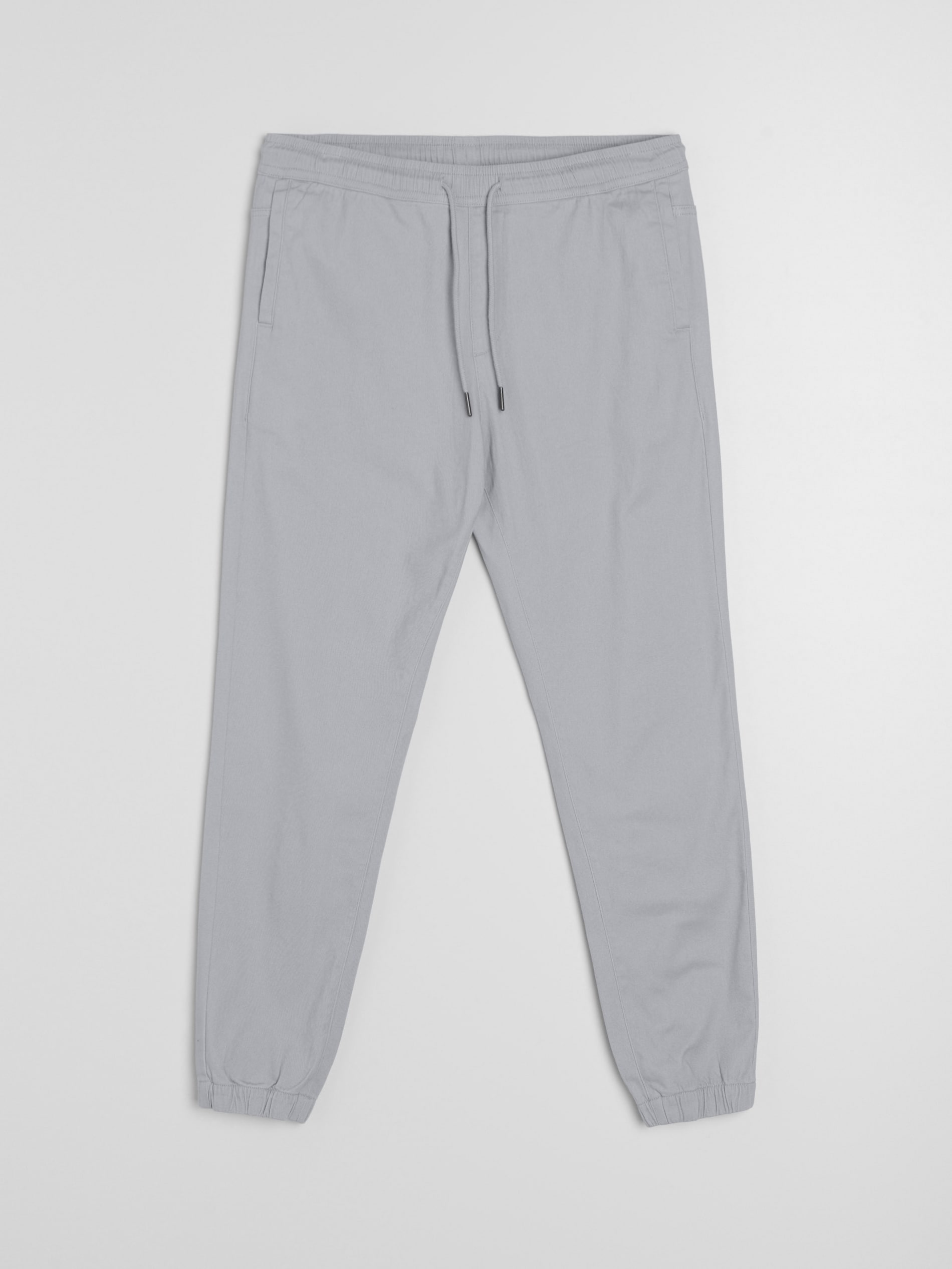 Sinsay - Bawełniane spodnie jogger - szary