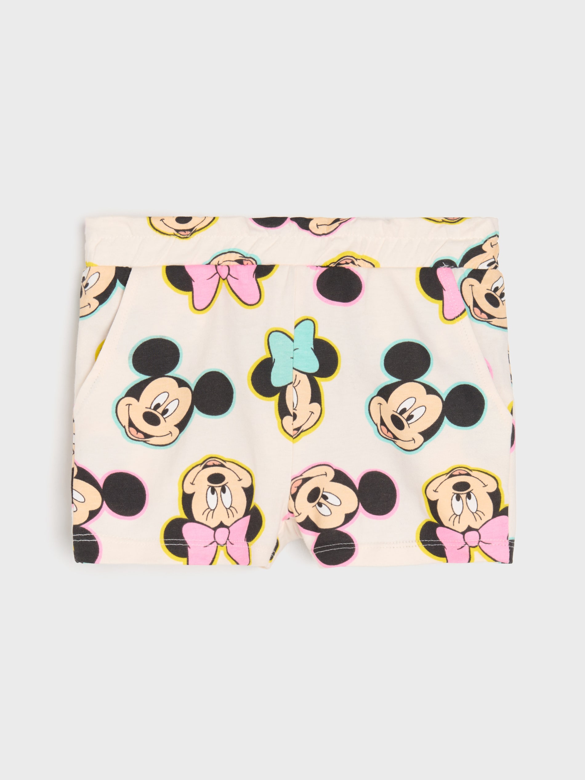 Sinsay - Szorty Minnie Mouse - kremowy