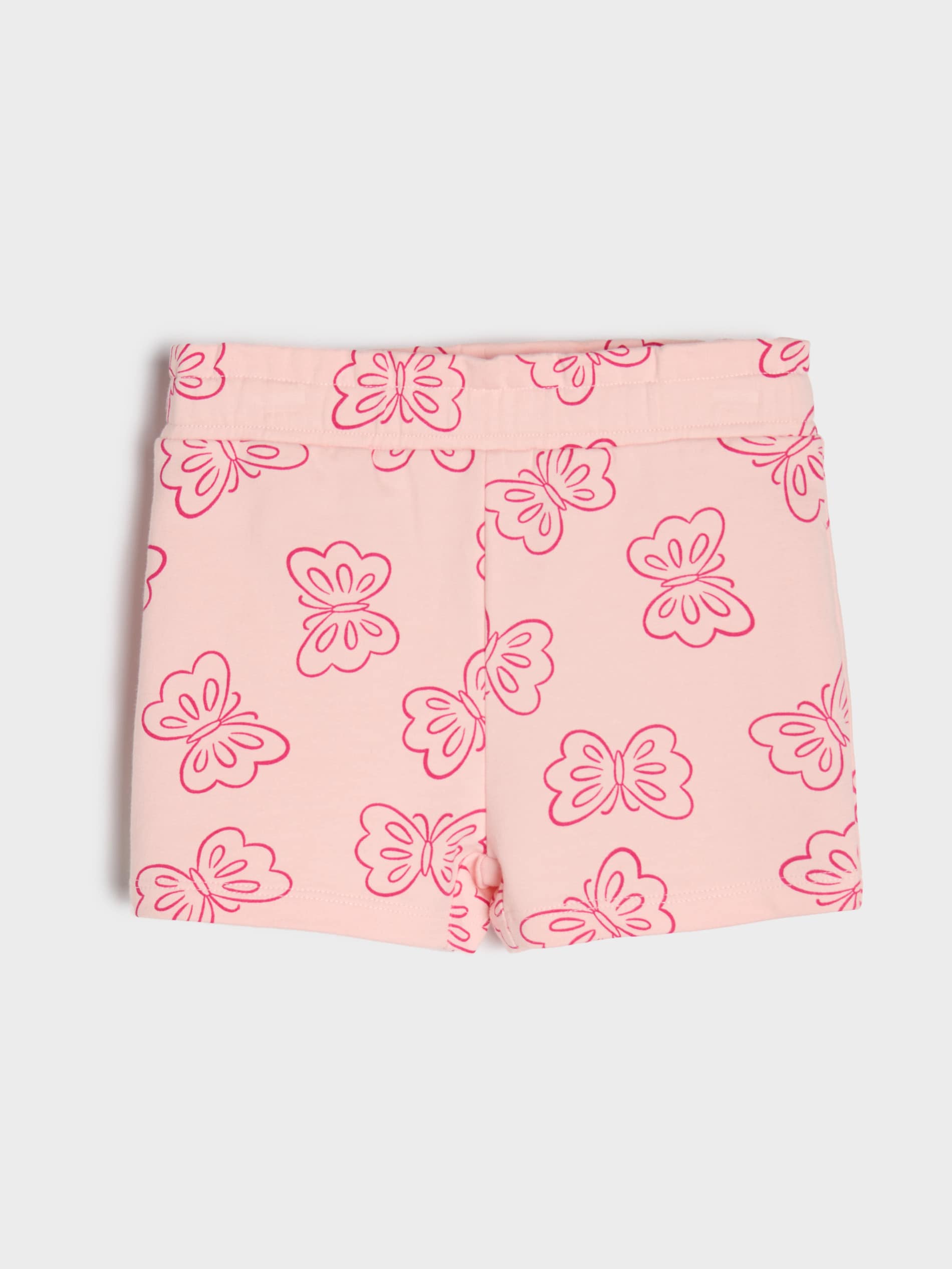 Sinsay - Szorty z szeroką gumą w pasie - różowy