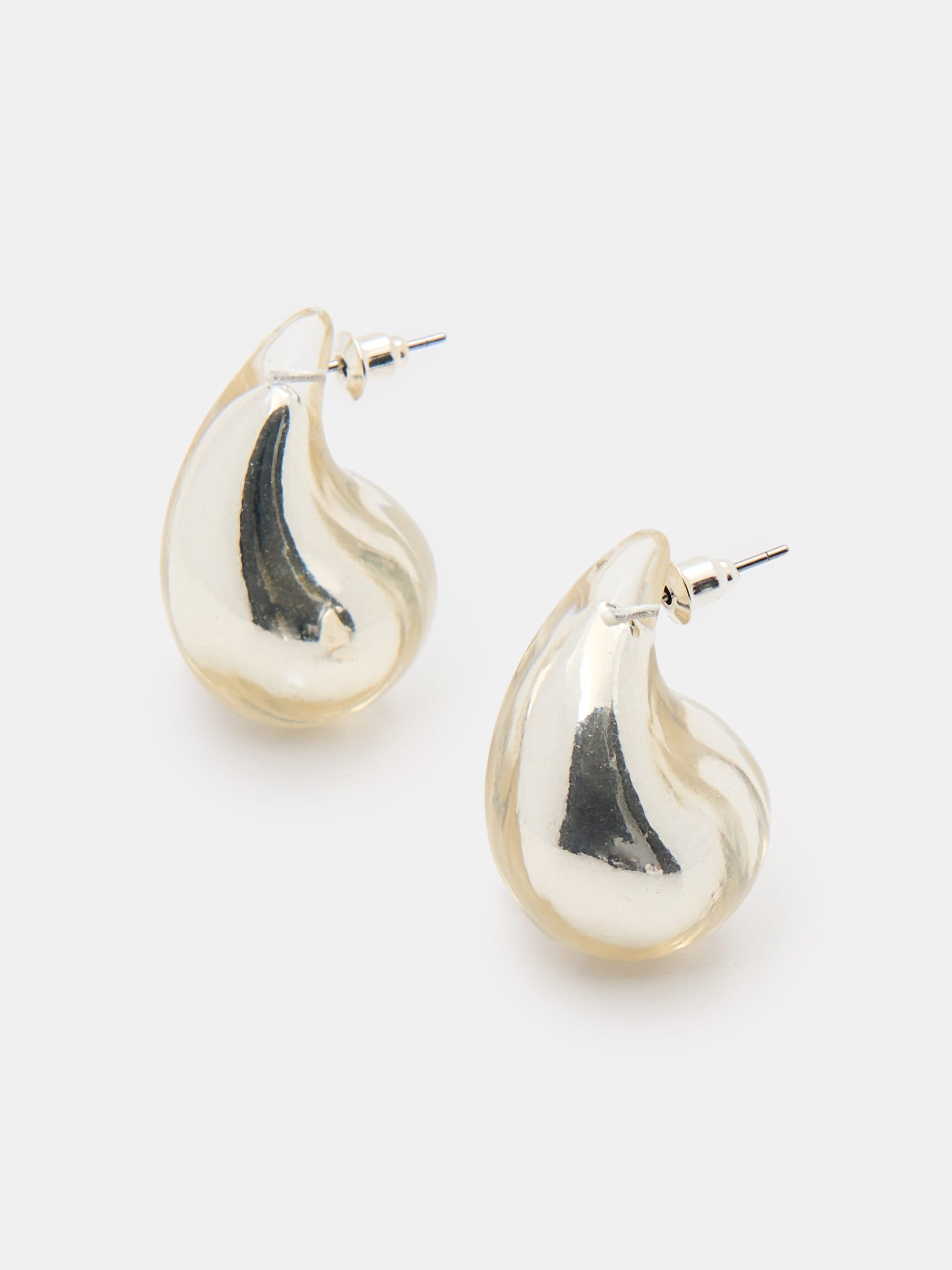 Sinsay - Σκουλαρίκια - ασημι φωτογραφία