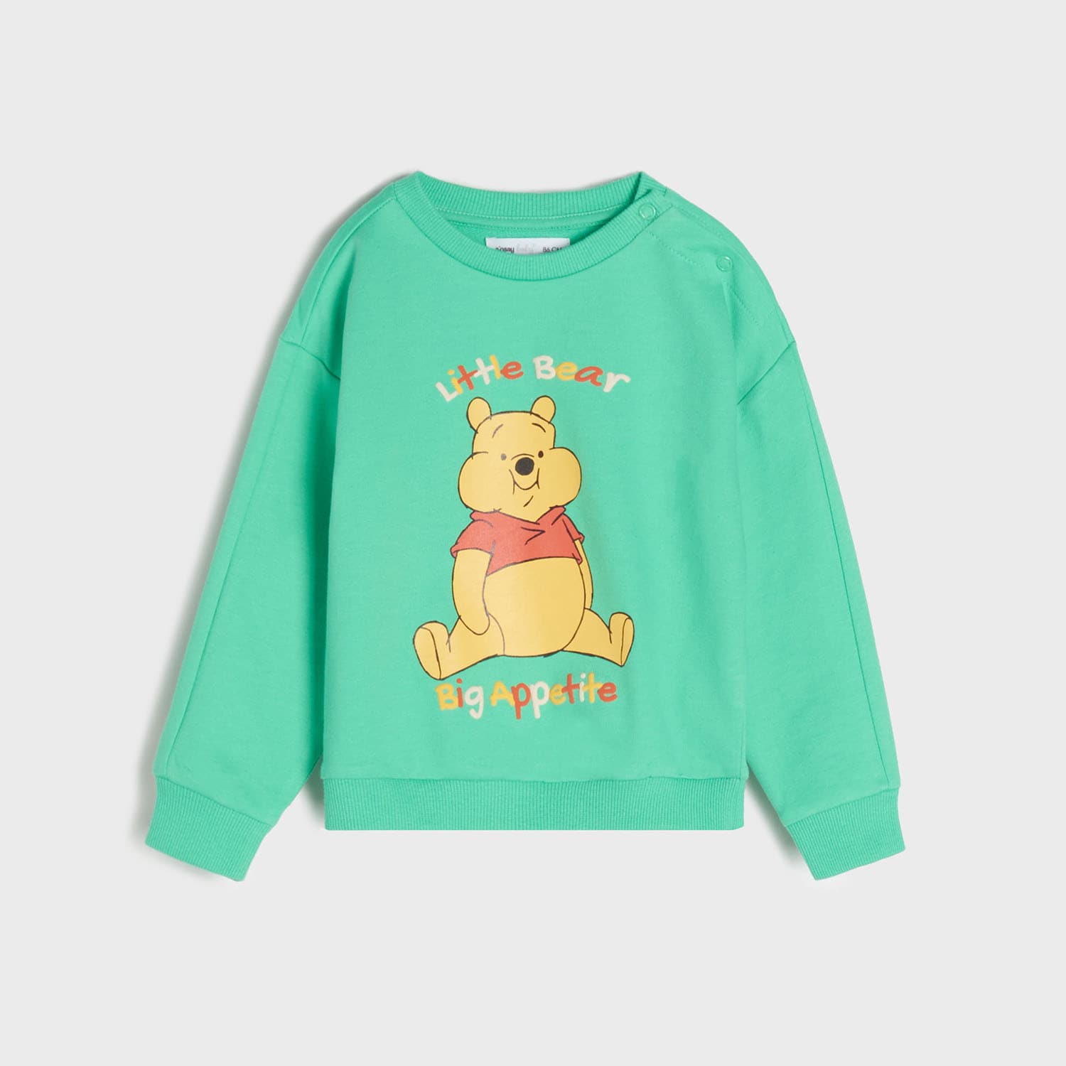 Levně Sinsay - Mikina Winnie the Pooh - Zelená
