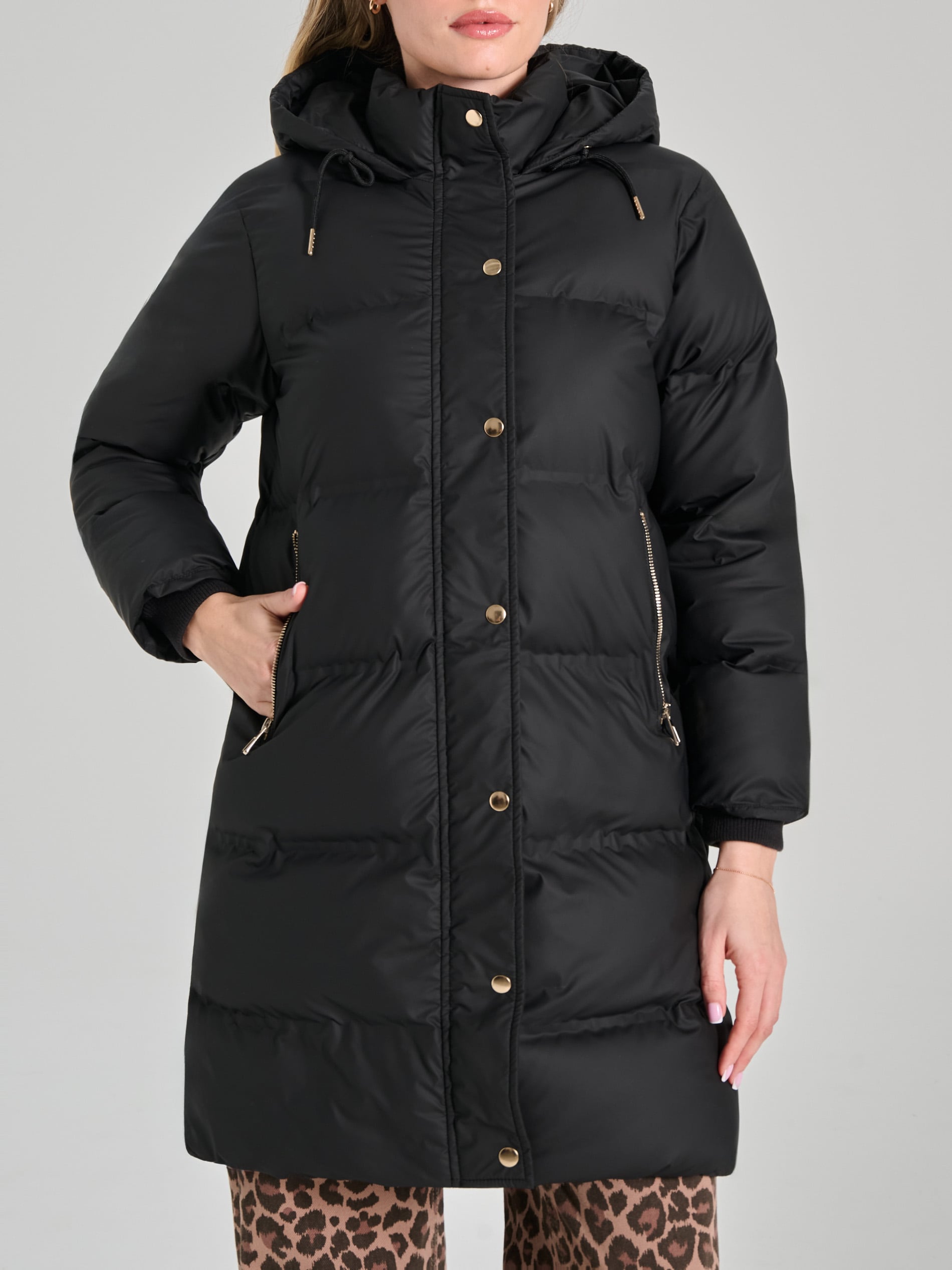 Sinsay - Τζάκετ με κουκούλα - μαυρο φωτογραφία