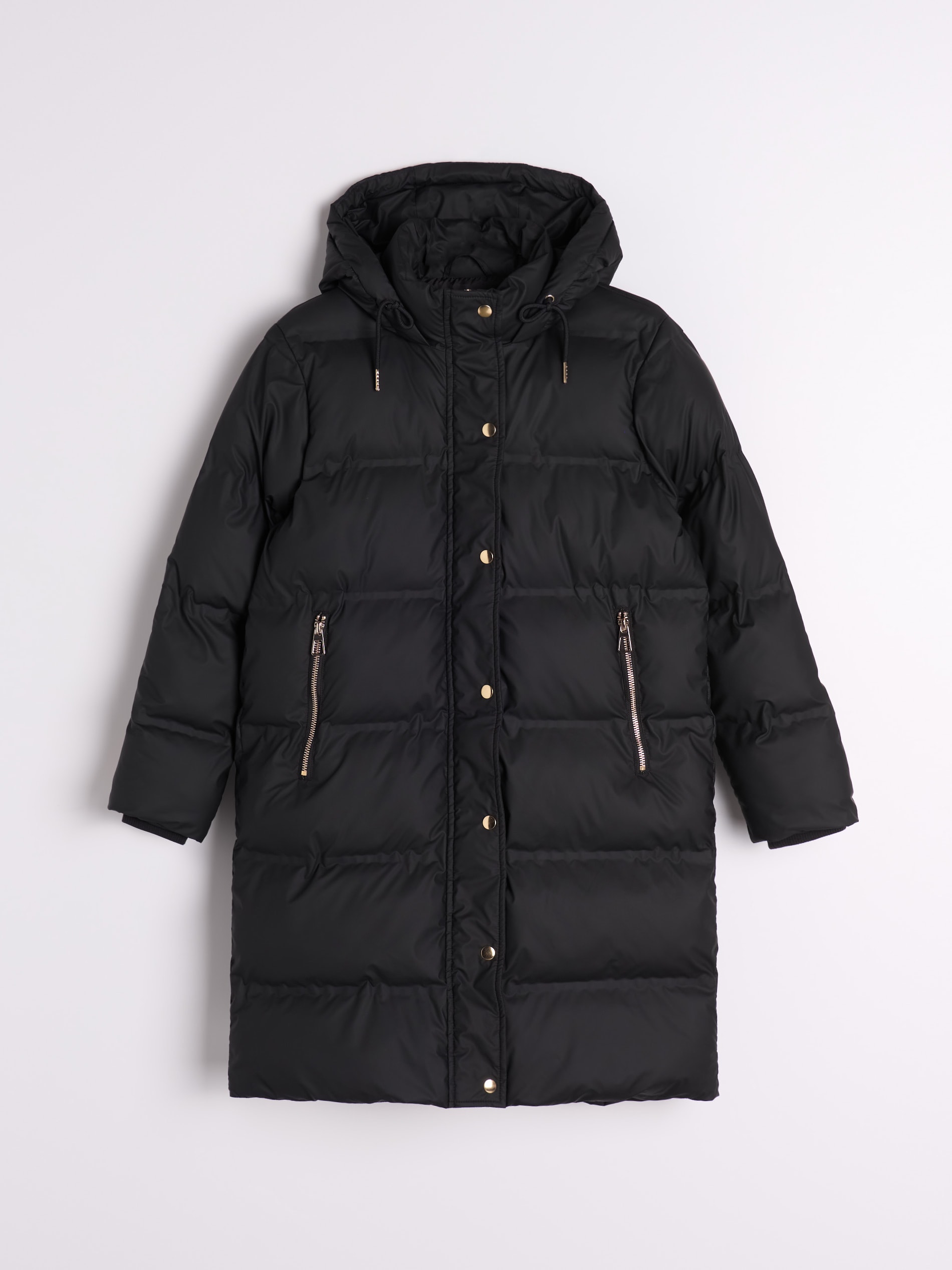 Sinsay - Τζάκετ με κουκούλα - μαυρο φωτογραφία