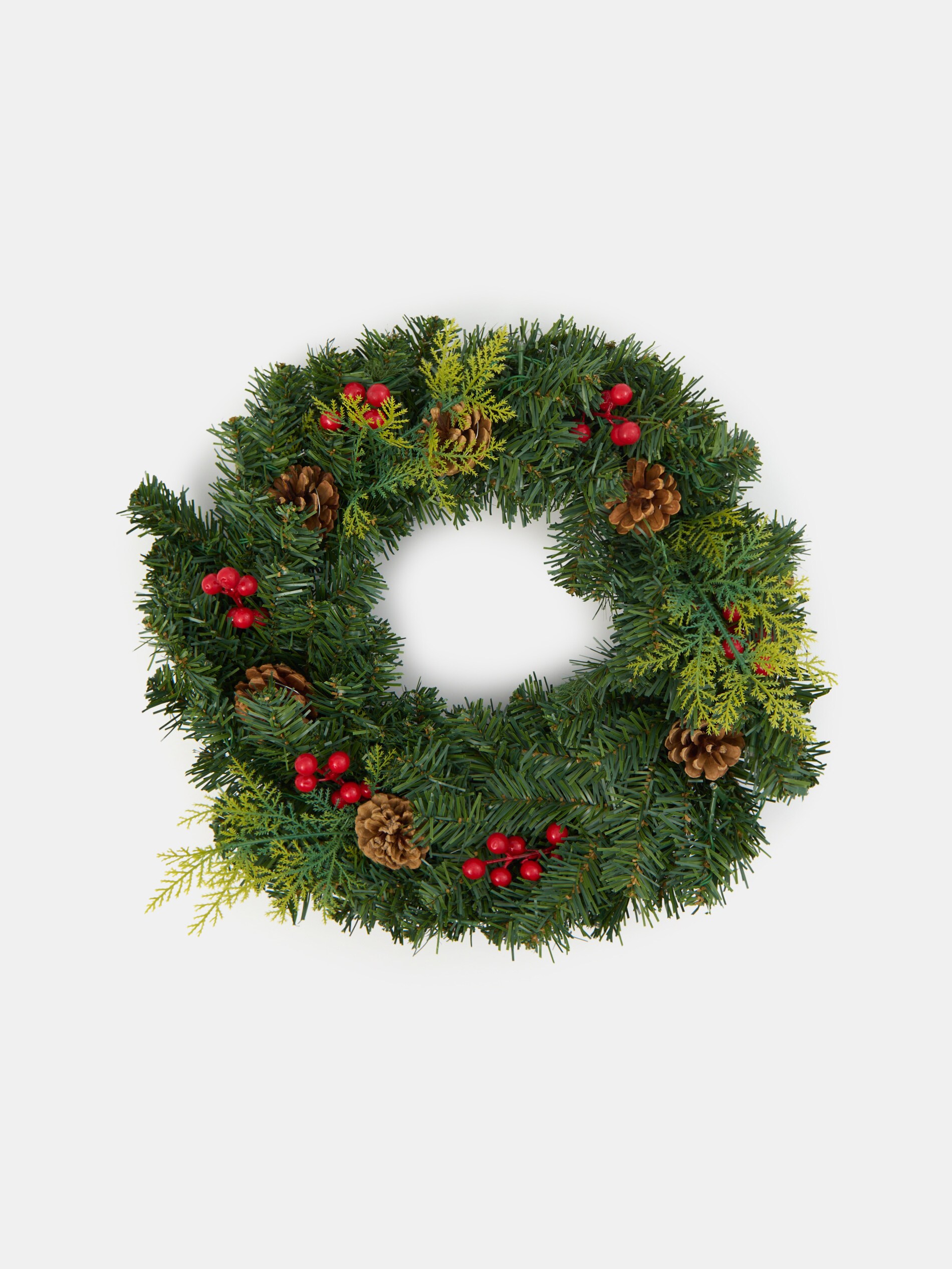 Sinsay - Φώτα LED σε σχήμα χριστουγεννιάτικου στεφανιού - πρασινο φωτογραφία