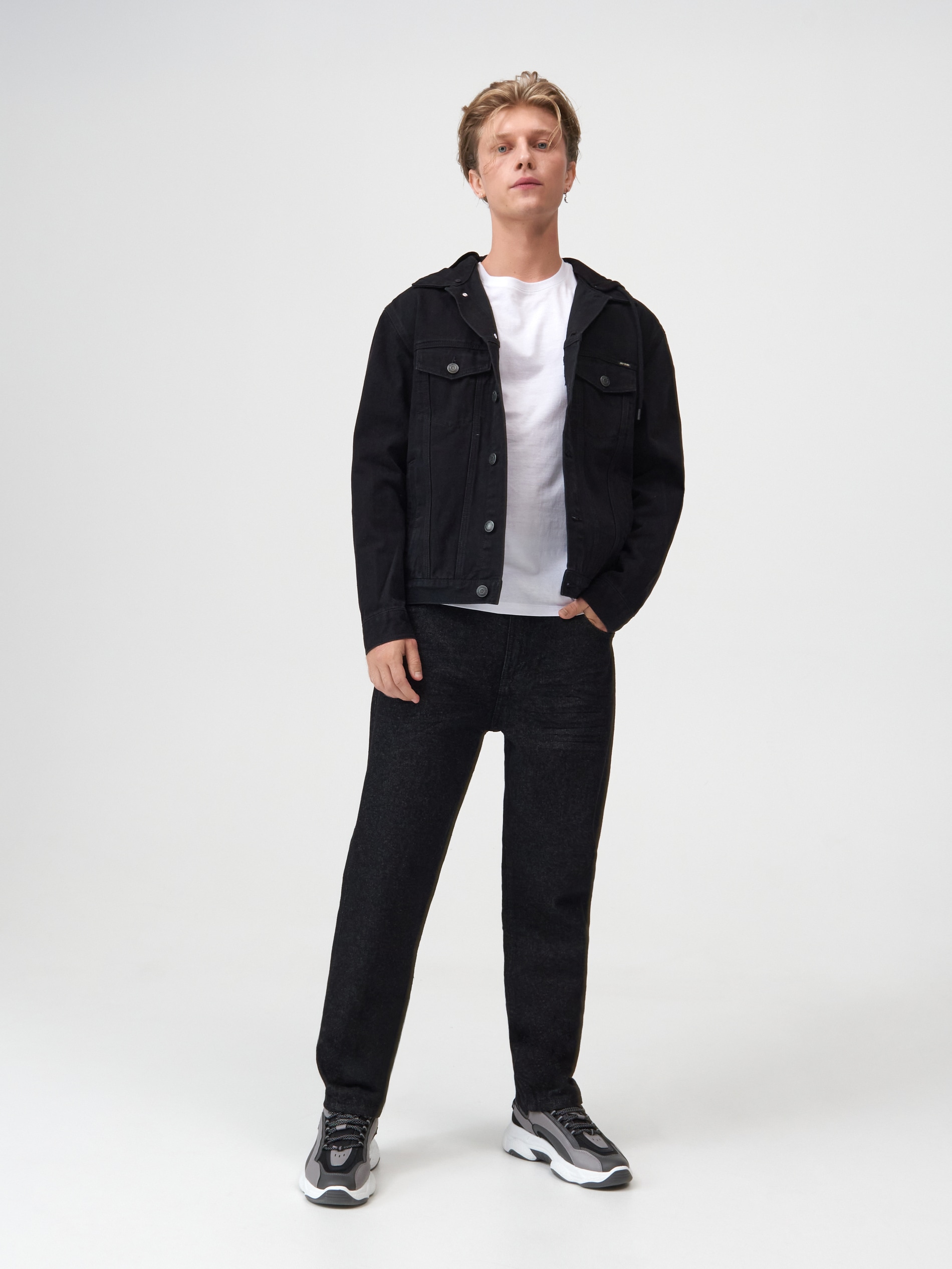 Sinsay - Jeansy comfort - czarny