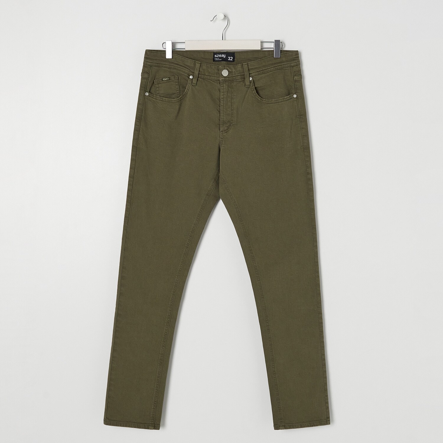 Sinsay - Blugi Slim - Verde