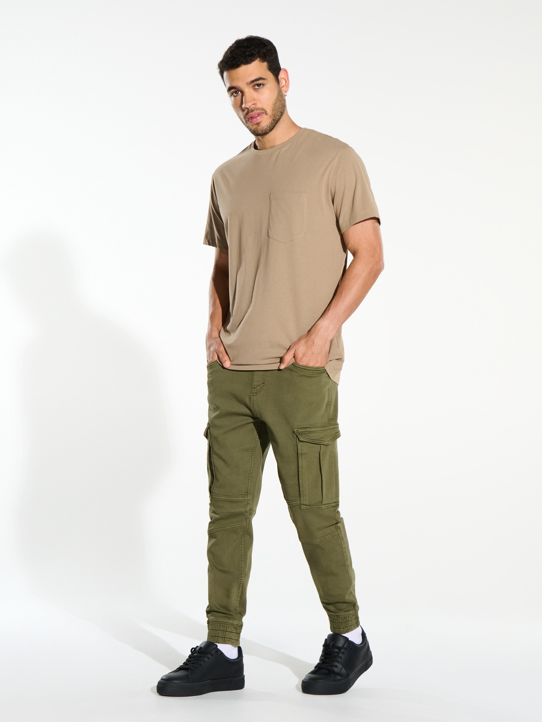 Sinsay - Cargo joggery - khaki
